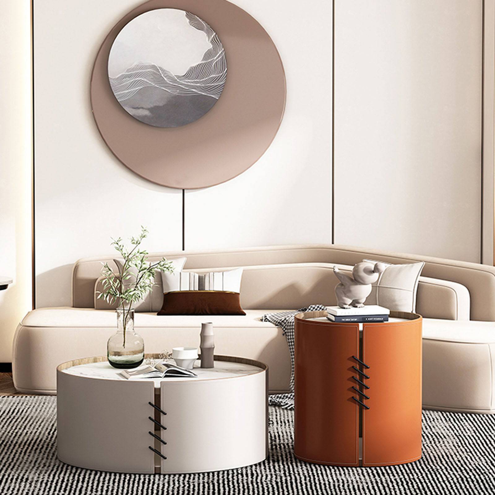 Stitch Side Table  Mll-T16 -  Side Tables | طاولة الجانبية ذات الغرزة - ebarza Furniture UAE | Shop Modern Furniture in Abu Dhabi & Dubai - مفروشات ايبازرا في الامارات | تسوق اثاث عصري وديكورات مميزة في دبي وابوظبي