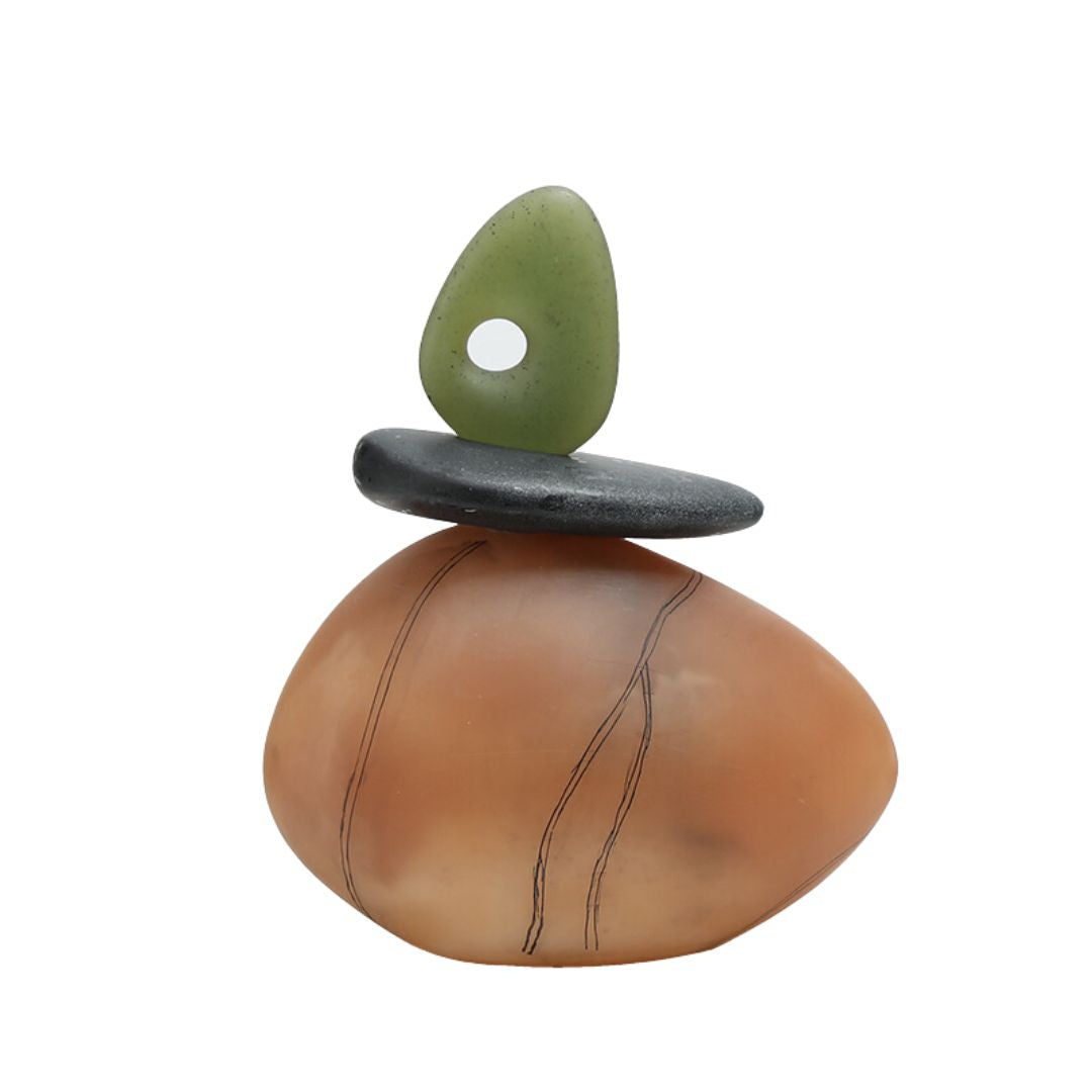 BEACON Stone to Turn-B home decor figurine, smooth stone sculpture for interior decoration, part of FHDDG collection.