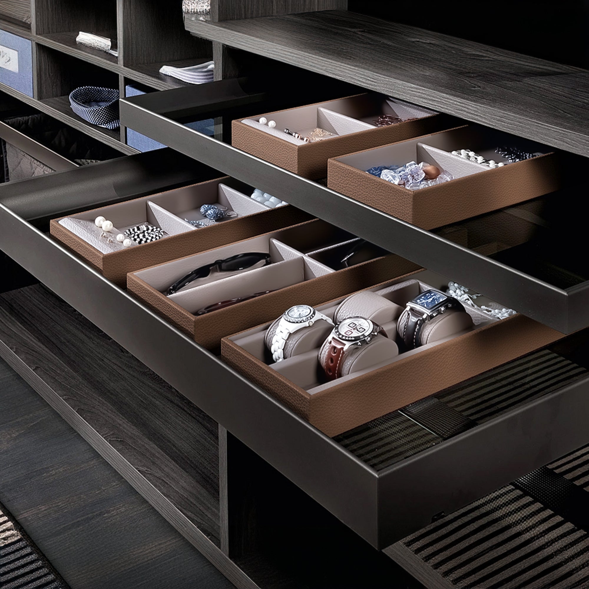 BEACON drawer organizer storage box MA.3200-H for tidy drawer organization, featuring multiple compartments for small items.