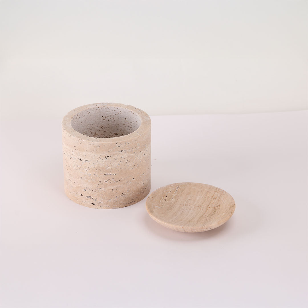 Large BEACON Storage Jar L KD4001L, decorative home decor figurine with a sleek design and functional storage features.