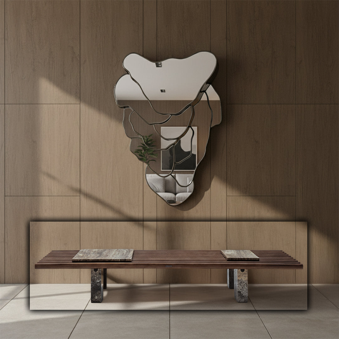 Strata Long coffee Table/ Bench - JK-D183 -  Coffee Tables - ebarza Furniture UAE | Shop Modern Furniture in Abu Dhabi & Dubai - مفروشات ايبازرا في الامارات | تسوق اثاث عصري وديكورات مميزة في دبي وابوظبي