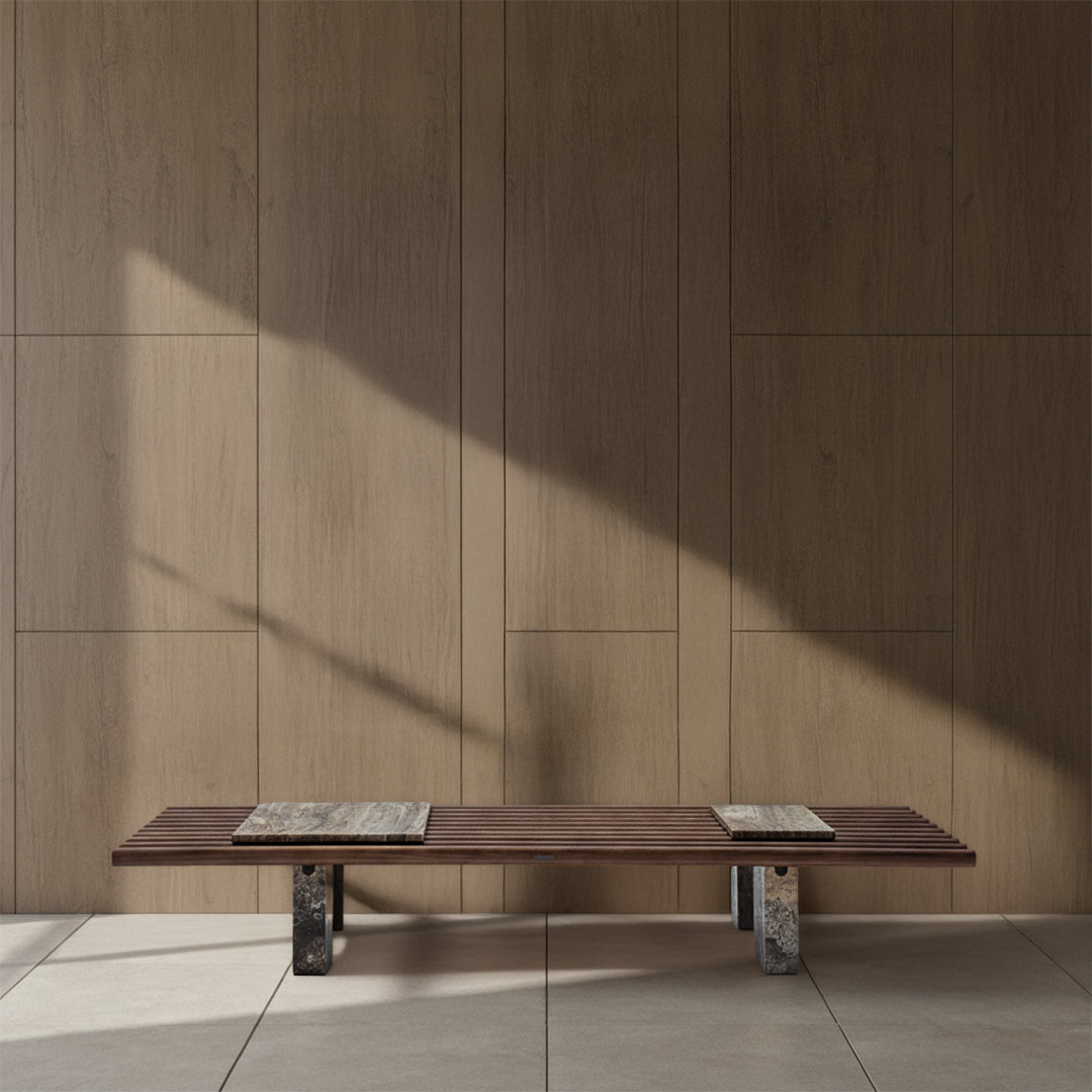 Strata Long coffee Table/ Bench - JK-D183 -  Coffee Tables - ebarza Furniture UAE | Shop Modern Furniture in Abu Dhabi & Dubai - مفروشات ايبازرا في الامارات | تسوق اثاث عصري وديكورات مميزة في دبي وابوظبي