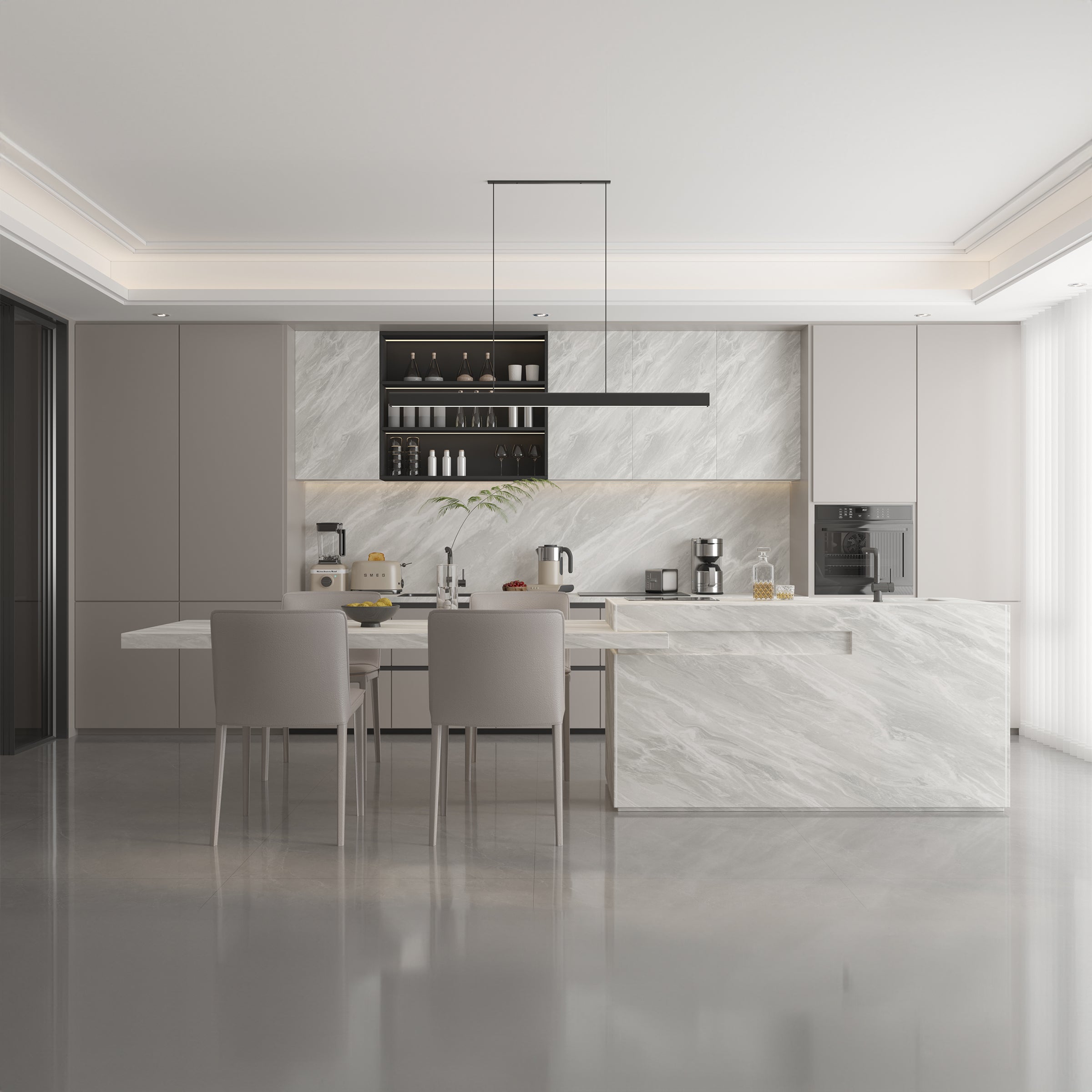 Super Matte  Mdf Panel  (122 X 280X1.8CM, E2,700kg/m3,protective Film) WQ765SM -  Wall Panels - ebarza Furniture UAE | Shop Modern Furniture in Abu Dhabi & Dubai - مفروشات ايبازرا في الامارات | تسوق اثاث عصري وديكورات مميزة في دبي وابوظبي