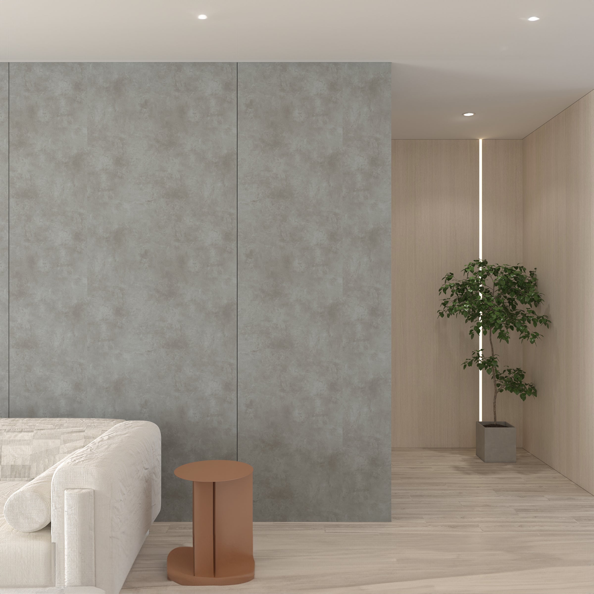 Synchronized MDF Panel (122x280x1.8cm, E2, 700kg/m3, Protective Film) WQ9F1836-19 -  Wall Panels - ebarza Furniture UAE | Shop Modern Furniture in Abu Dhabi & Dubai - مفروشات ايبازرا في الامارات | تسوق اثاث عصري وديكورات مميزة في دبي وابوظبي