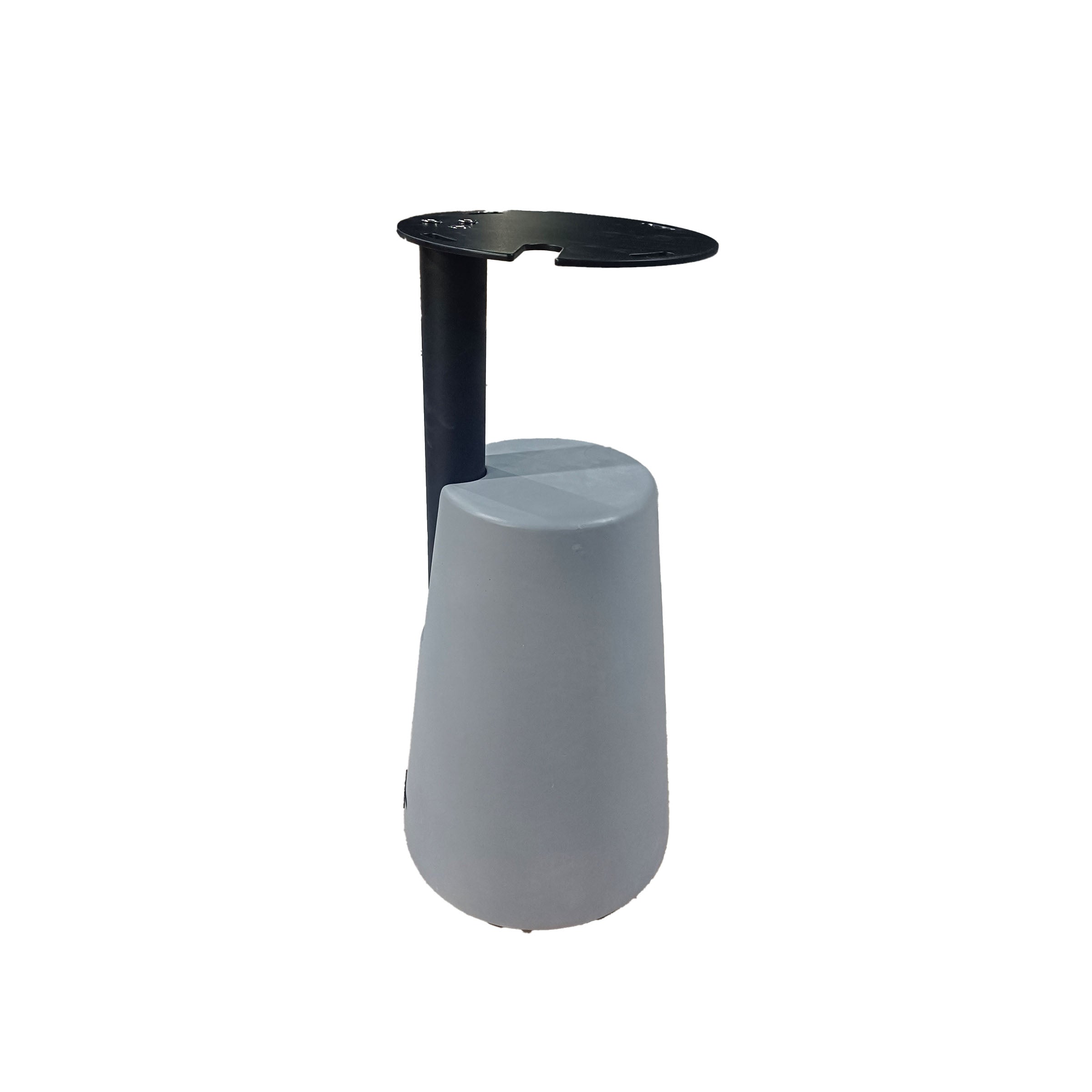 BEACON CW0160 table base for supporting tables, shown with a sturdy metal structure and a round tabletop attachment.
