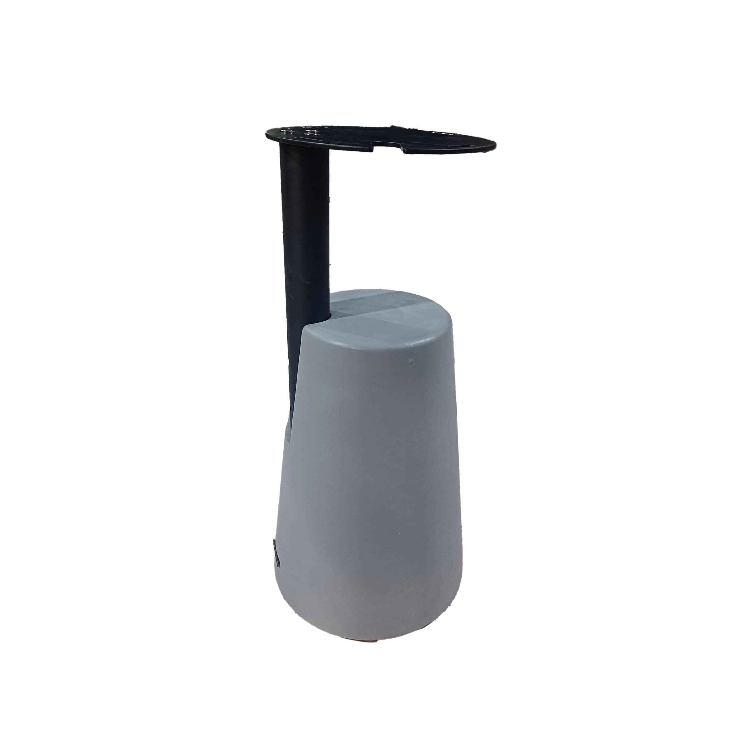 Heavy-duty BEACON CW0160 table base with sturdy metal construction, designed to support dining or office tables.
