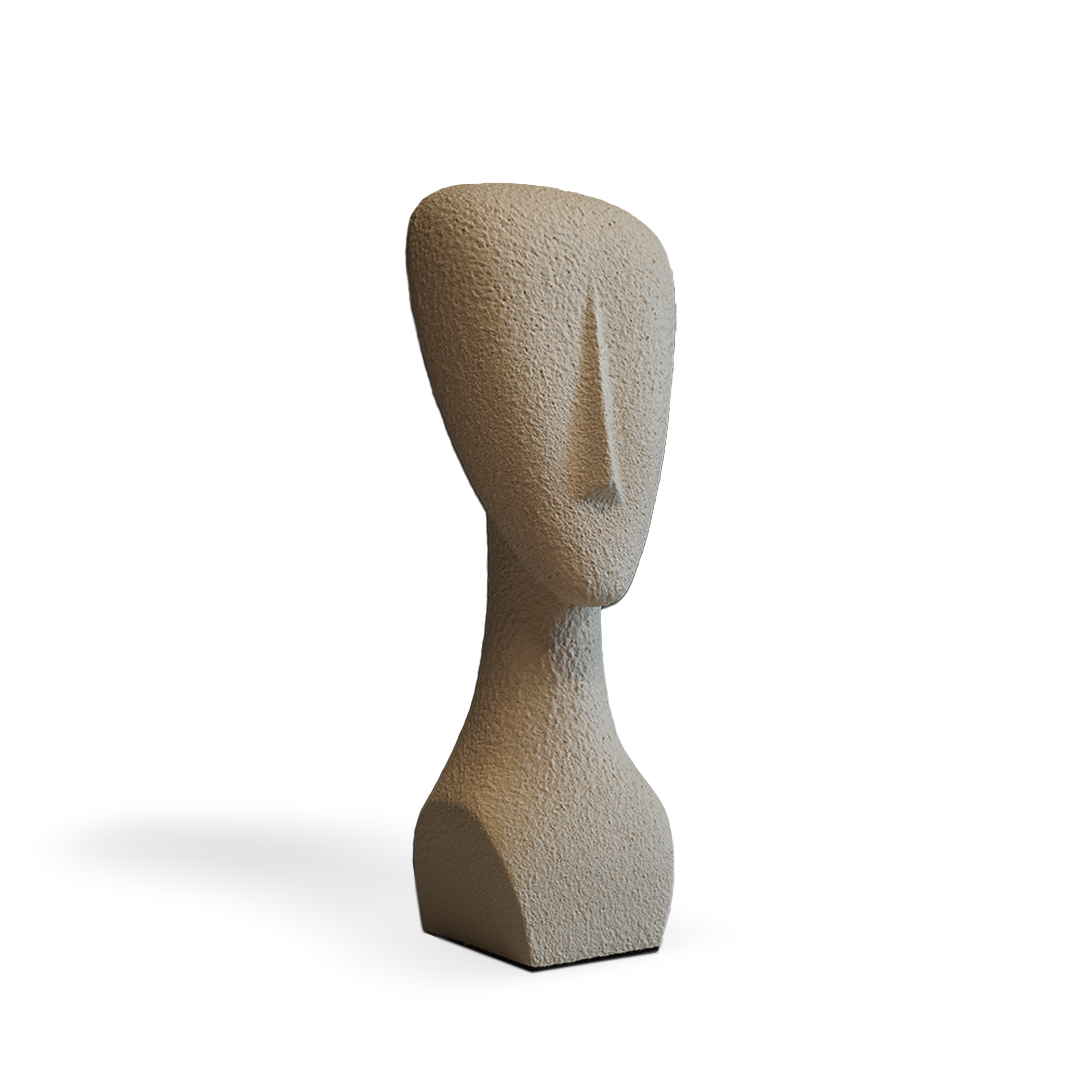 Table SCULPTURE - HTD-CML15009-1-Beige -  Home Decor Figurines - ebarza Furniture UAE | Shop Modern Furniture in Abu Dhabi & Dubai - مفروشات ايبازرا في الامارات | تسوق اثاث عصري وديكورات مميزة في دبي وابوظبي