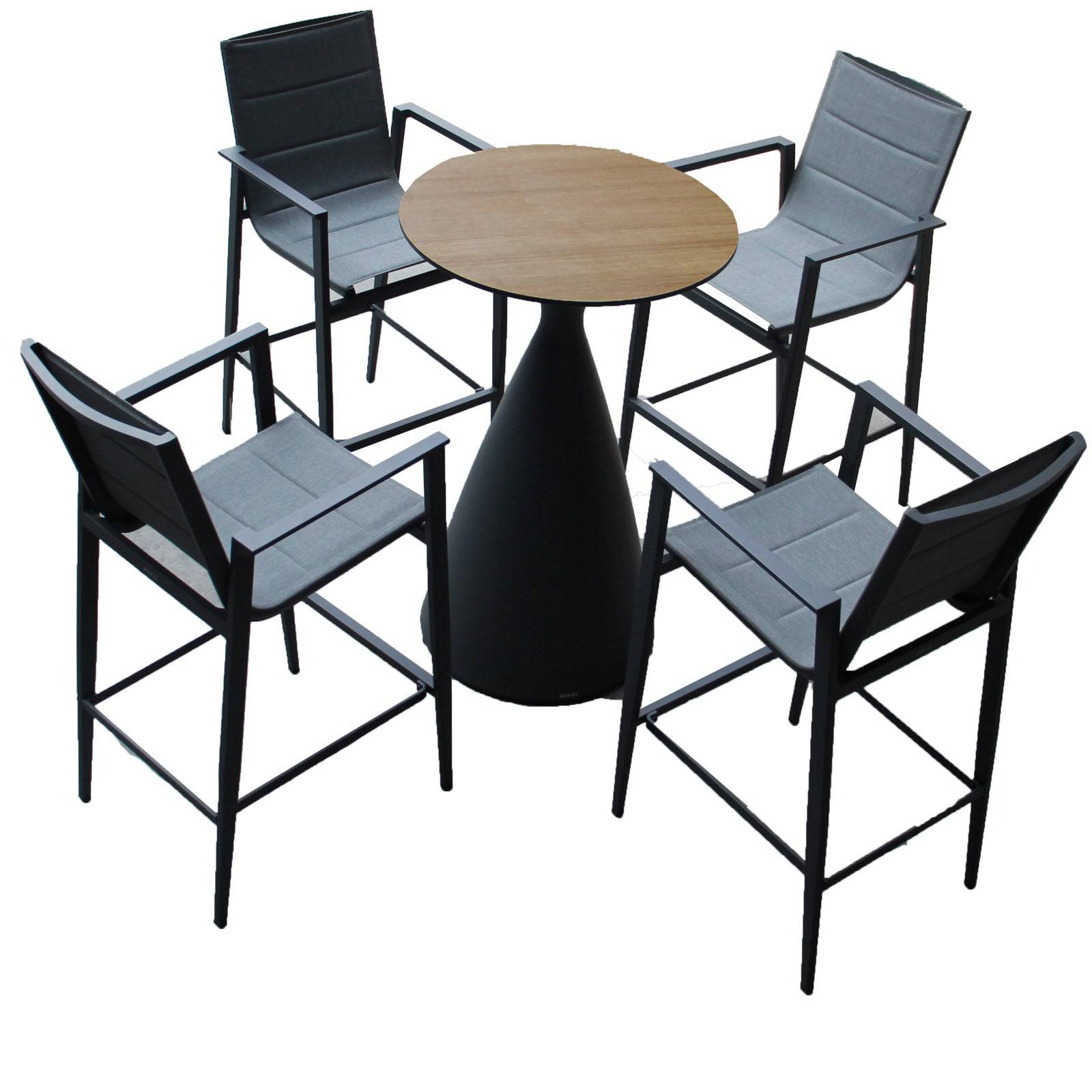 Tango Aluminum Outdoor  Bar Chair Aether-Bar-B-Chair -  Bar Stools | كرسي بار تانجو المنيوم - ebarza Furniture UAE | Shop Modern Furniture in Abu Dhabi & Dubai - مفروشات ايبازرا في الامارات | تسوق اثاث عصري وديكورات مميزة في دبي وابوظبي