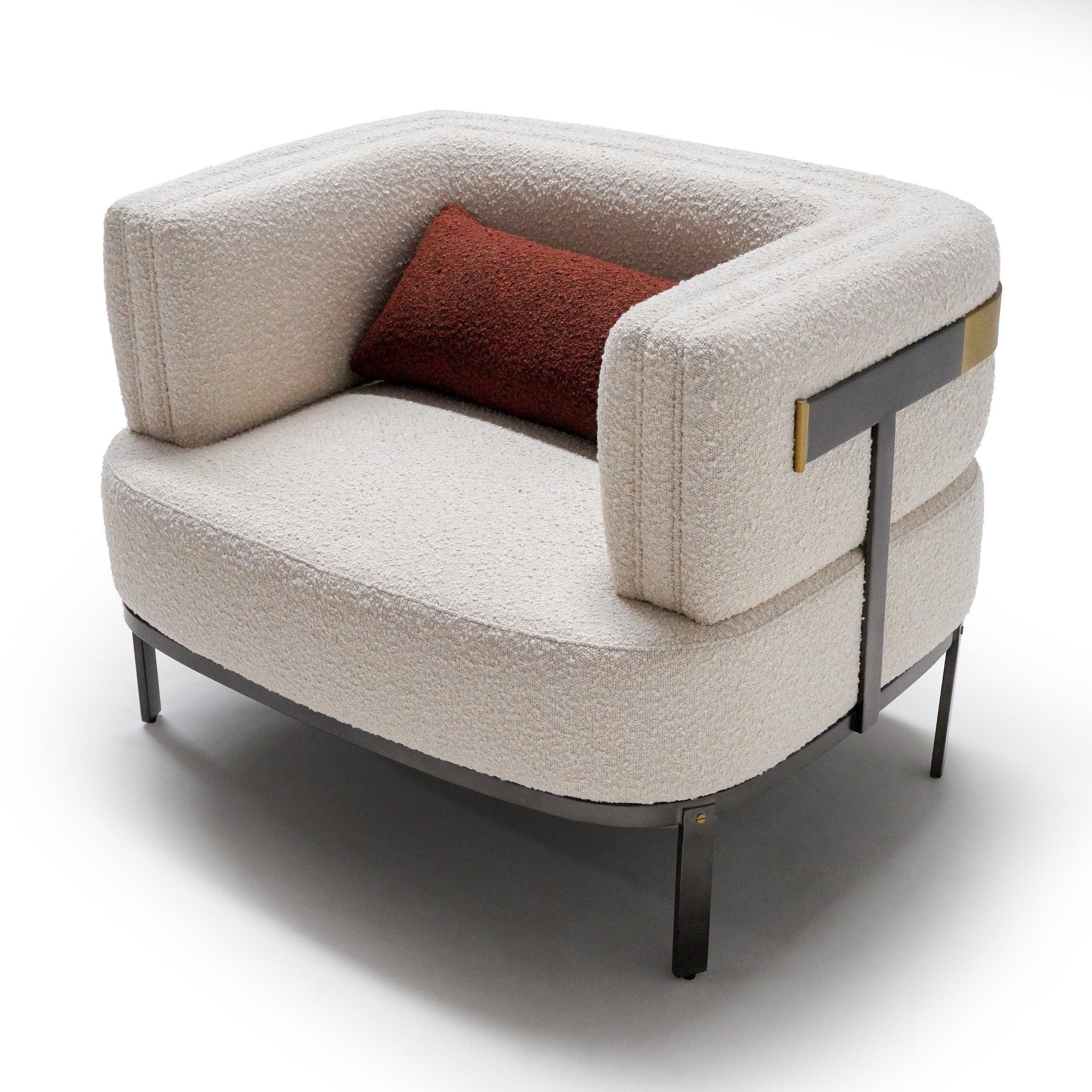 Teddy Armchair BS162-1 -  Armchairs - ebarza Furniture UAE | Shop Modern Furniture in Abu Dhabi & Dubai - مفروشات ايبازرا في الامارات | تسوق اثاث عصري وديكورات مميزة في دبي وابوظبي