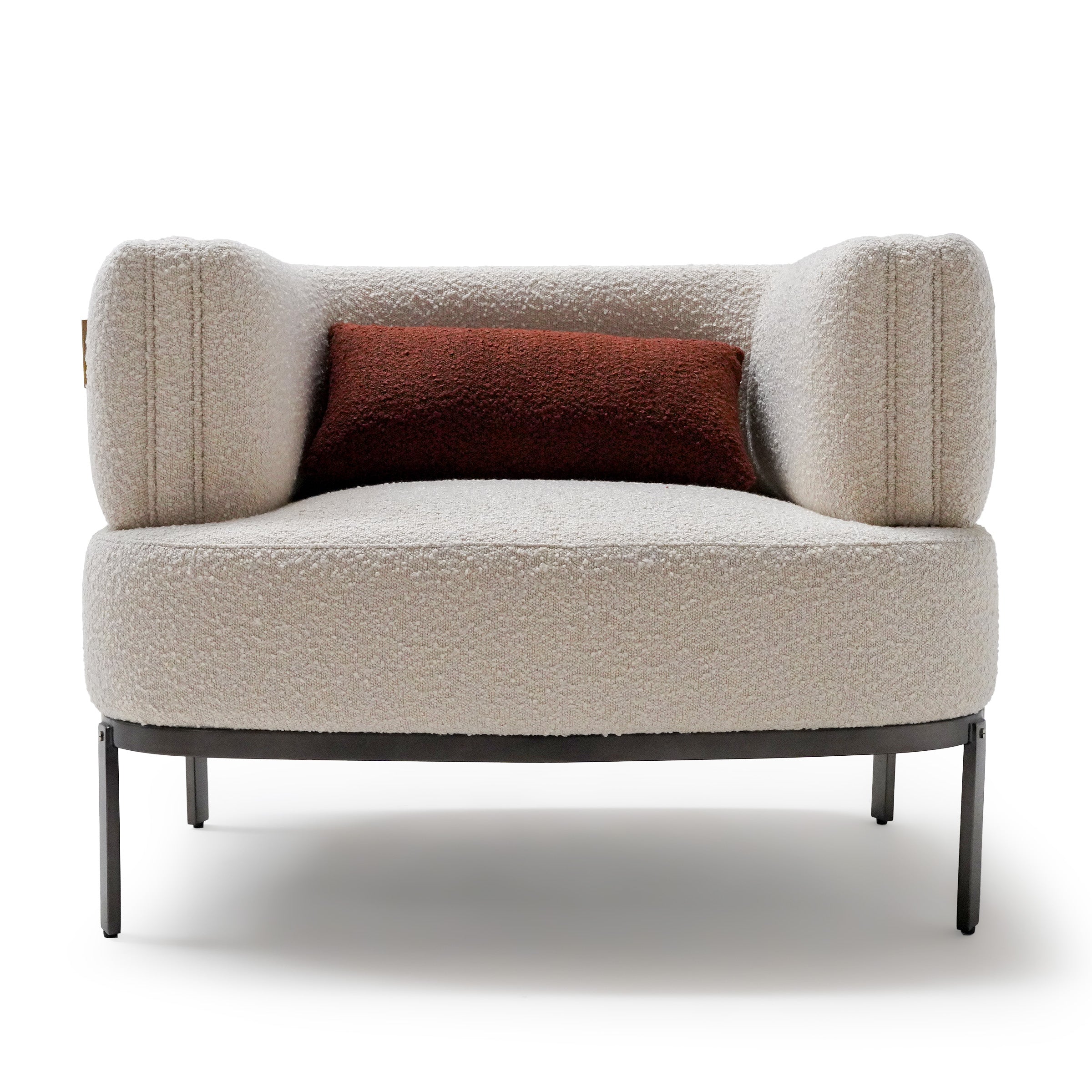 BEACON Teddy Armchair BS162-1 in soft fabric, showcasing plush upholstery and modern design for cozy living spaces.