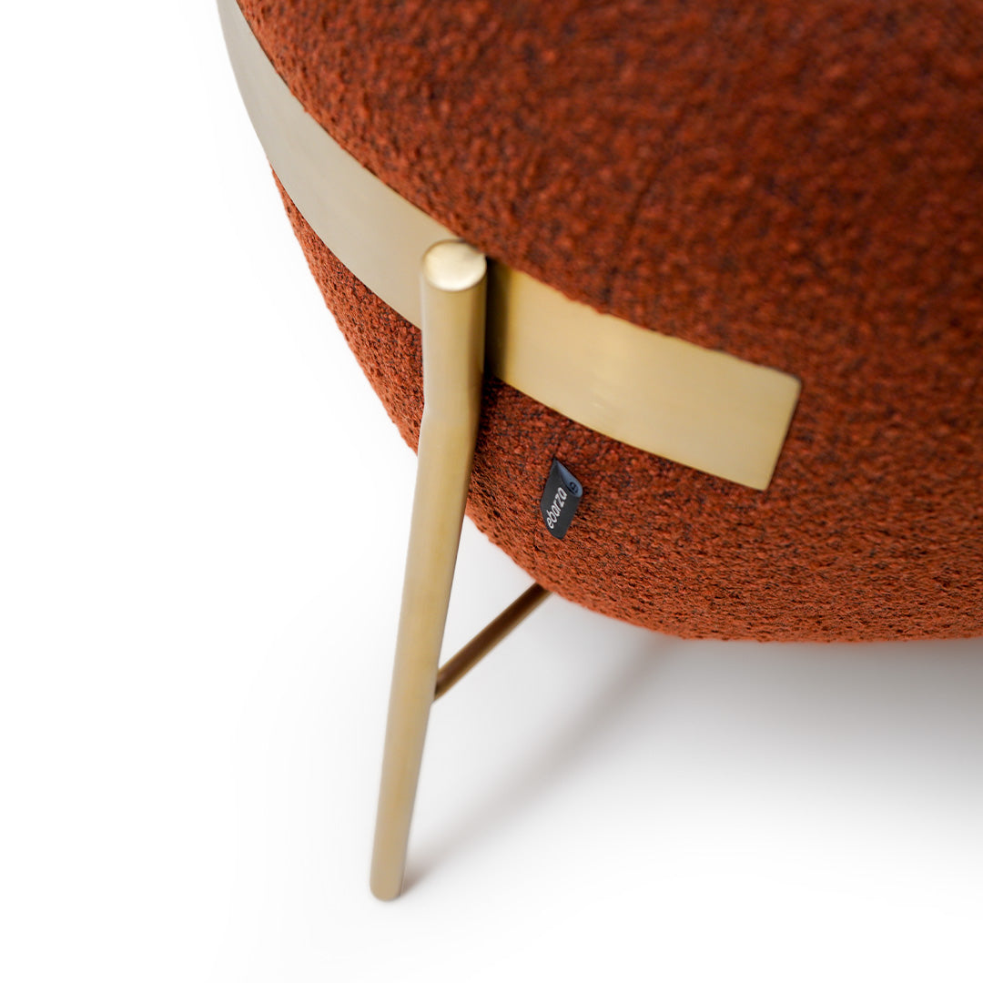 BEACON Teddy Lounge Chair ER-537-MQ with plush fabric and modern design, perfect for cozy living room seating.