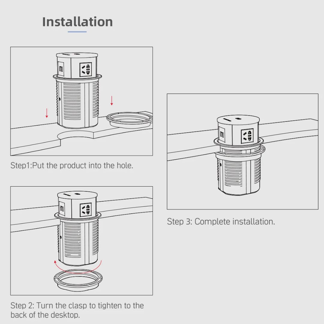 Tempered glass pop-up socket JXB-015A from BEACON smart sockets with multiple power outlets and sleek design.