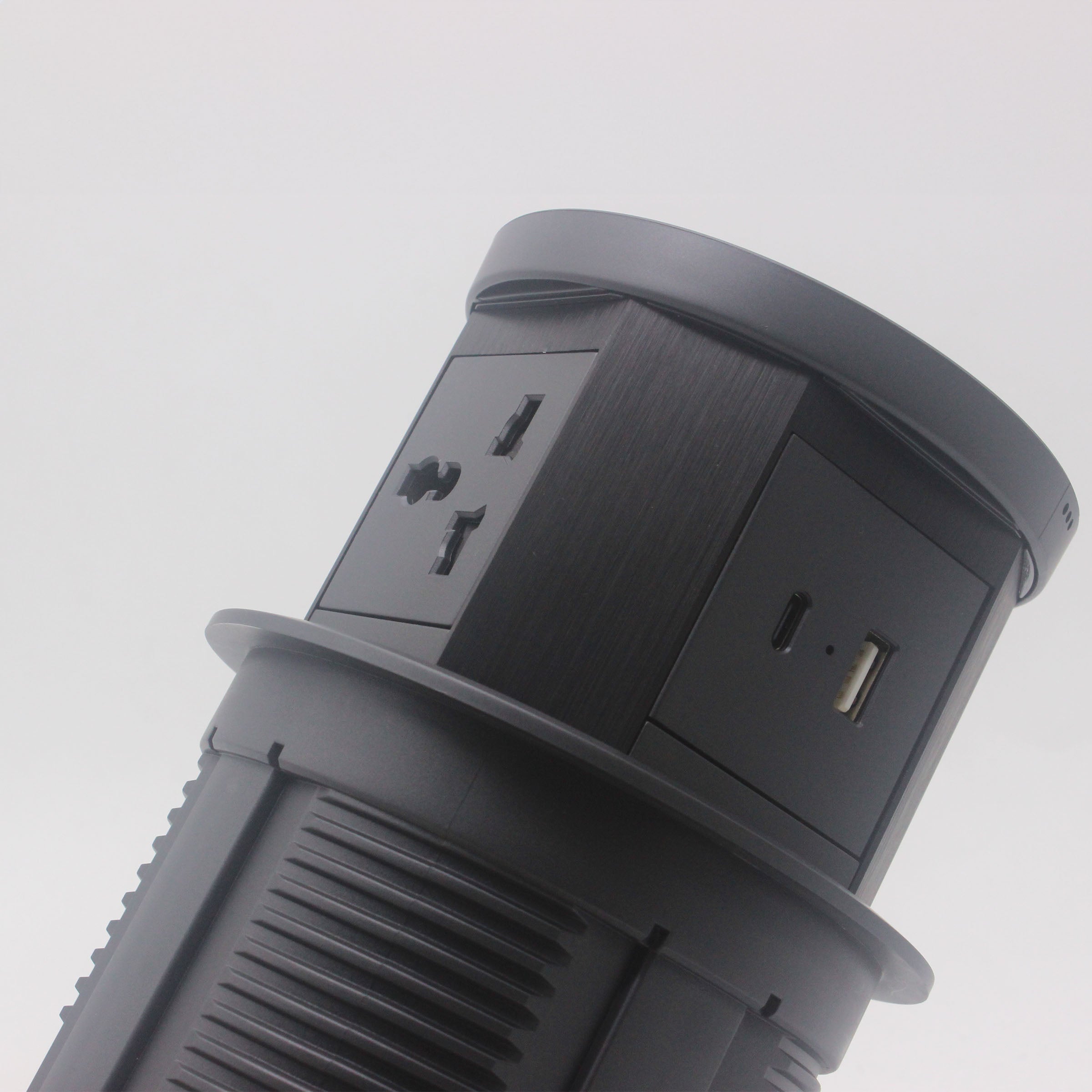 Tempered Glass Pop Up Socket JXB-015B -  Smart Sockets - ebarza Furniture UAE | Shop Modern Furniture in Abu Dhabi & Dubai - مفروشات ايبازرا في الامارات | تسوق اثاث عصري وديكورات مميزة في دبي وابوظبي