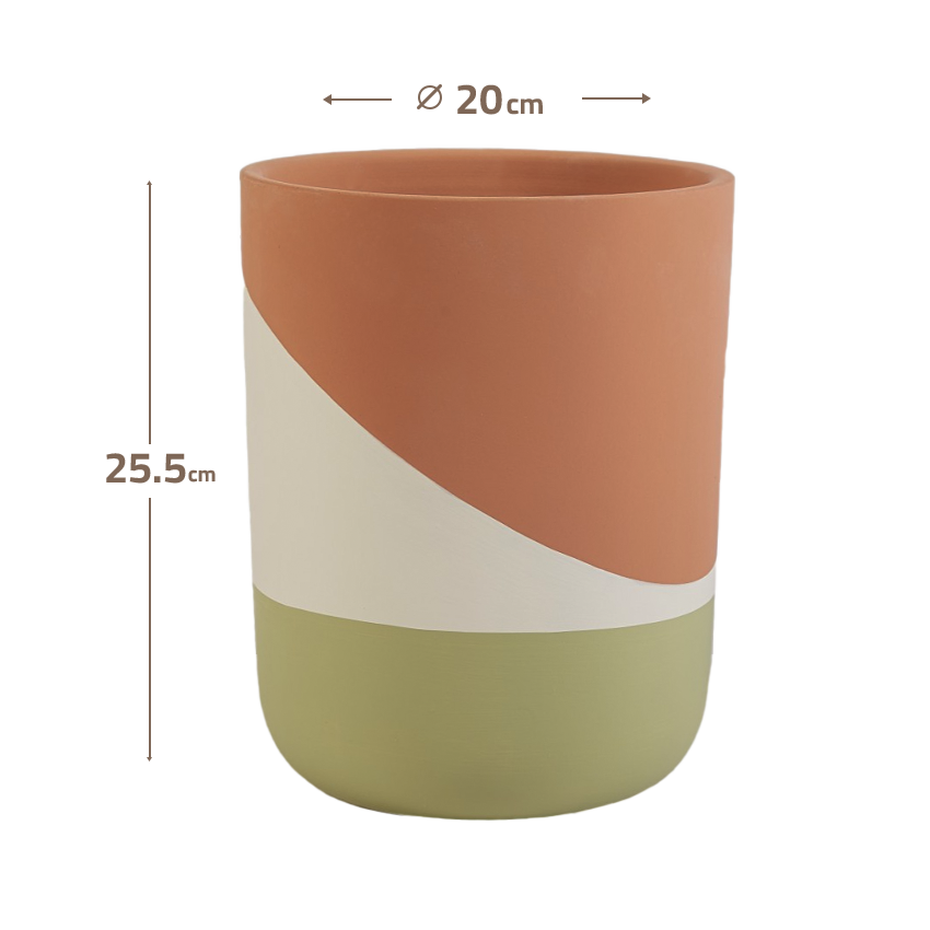 Terracotta Dream outdoor/indoor planter box by BEACON, made of durable material, ideal for plants and decorative gardening.