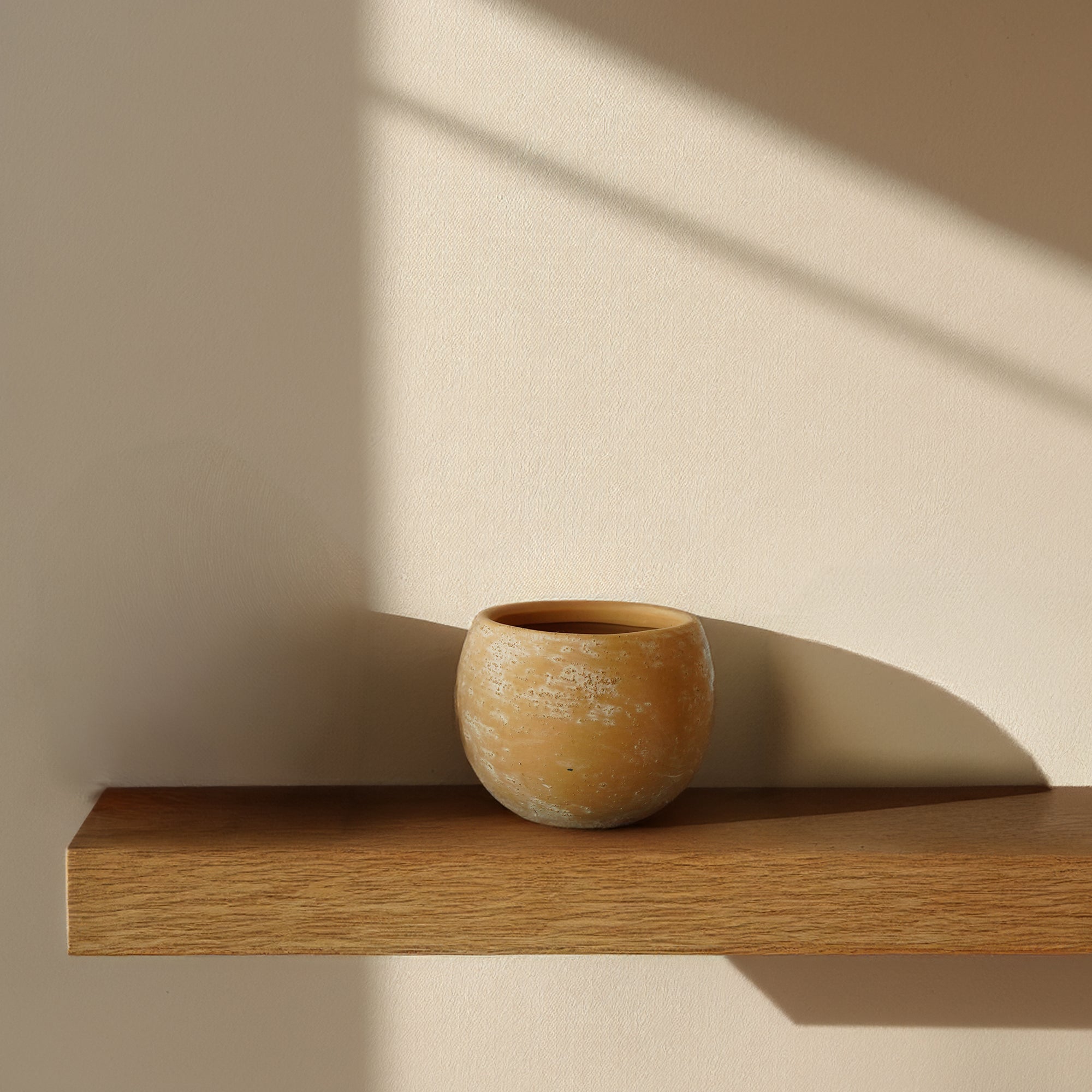 Terracotta Groove outdoor/indoor planter box by BEACON, ideal for plants and flowers in garden or home settings.