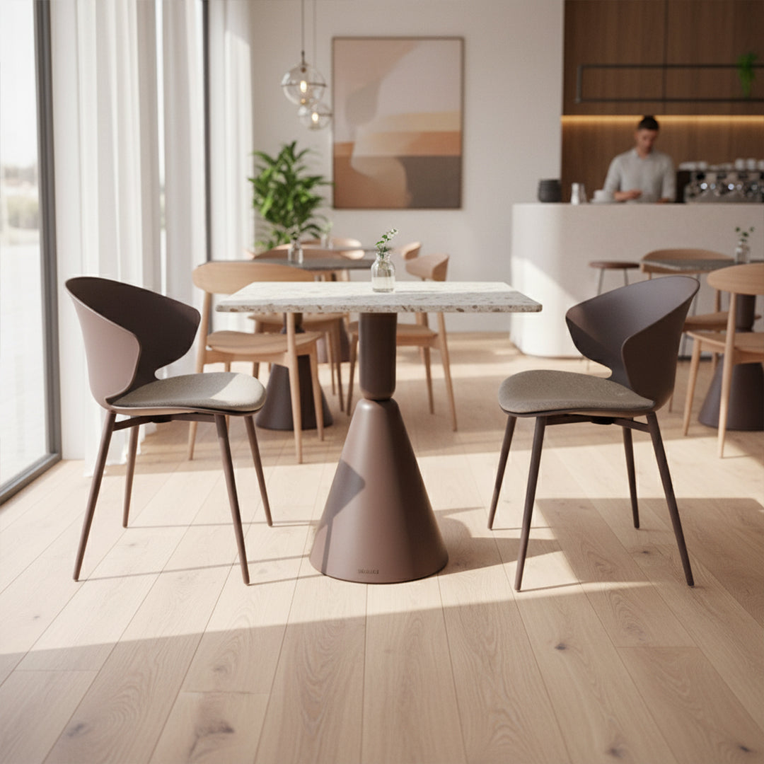 BEACON terrazzo table top 301-N012, durable surface with colorful terrazzo pattern for modern interior use