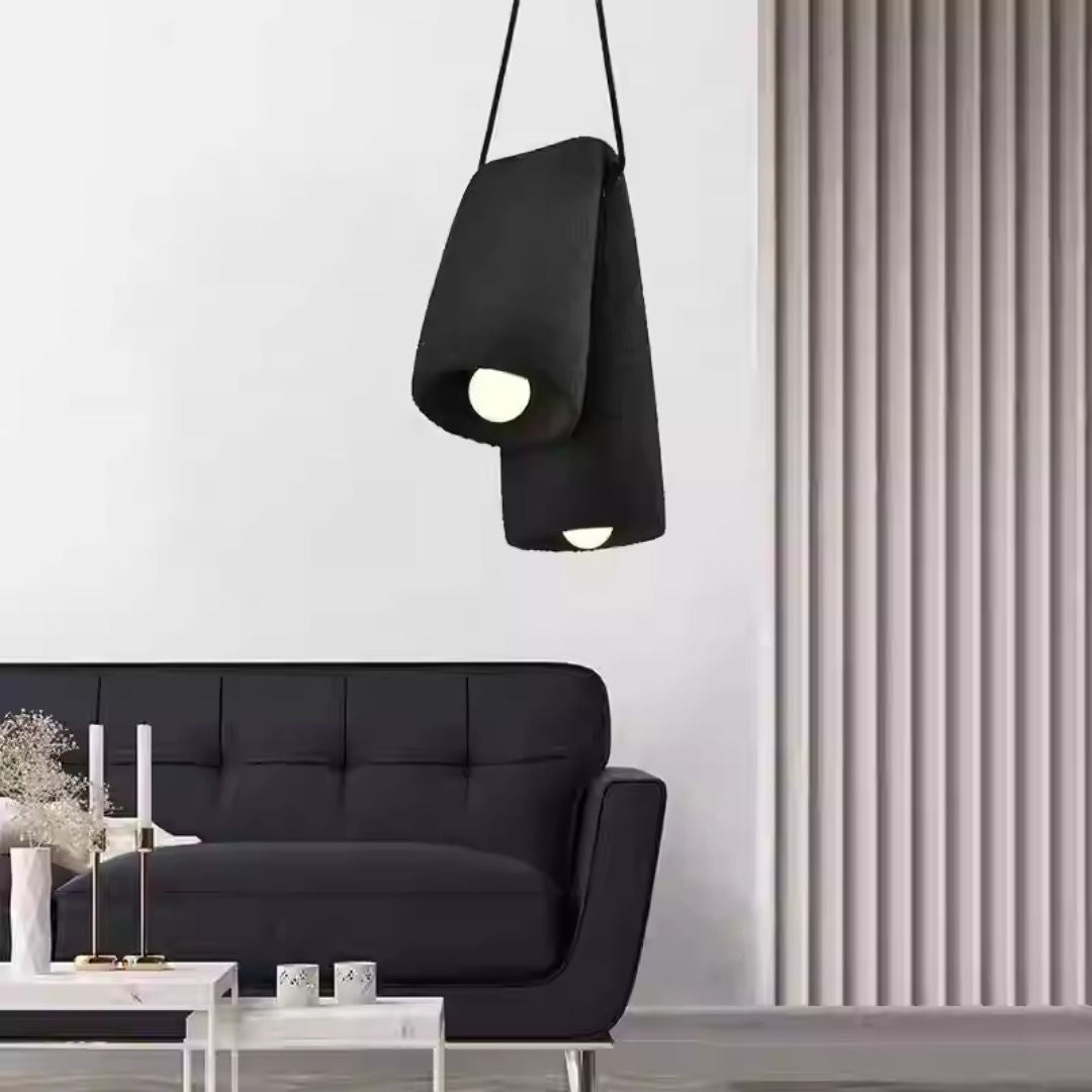 BEACON The Drape Resin Pendant Light HTD-2530 hanging pendant lamp with a modern resin design, ideal for stylish interior lighting.