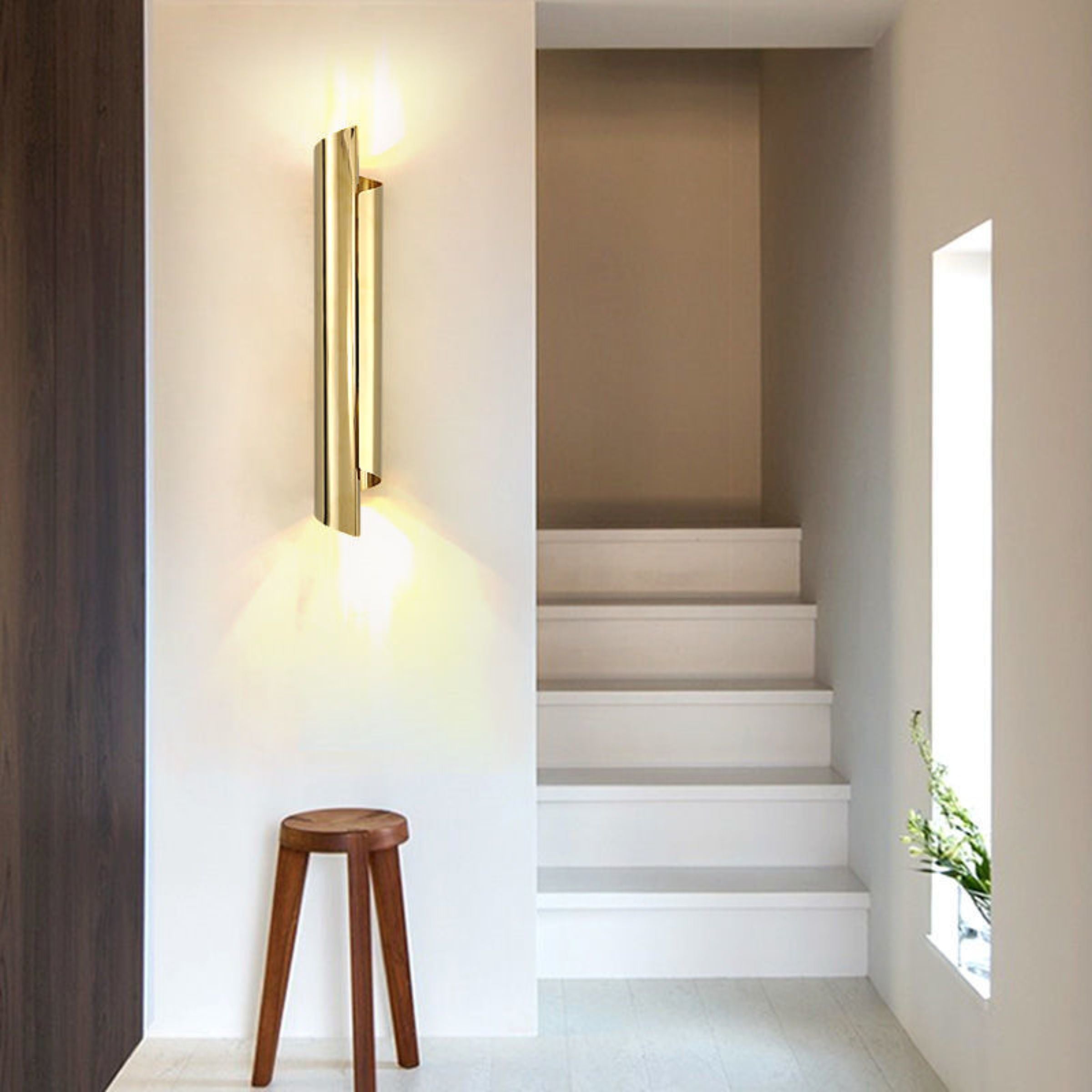 Pre-order 35 Days Delivery The Golden Roll Wall Lamp CY-BD-1025 -  Wall Lamps - ebarza Furniture UAE | Shop Modern Furniture in Abu Dhabi & Dubai - مفروشات ايبازرا في الامارات | تسوق اثاث عصري وديكورات مميزة في دبي وابوظبي