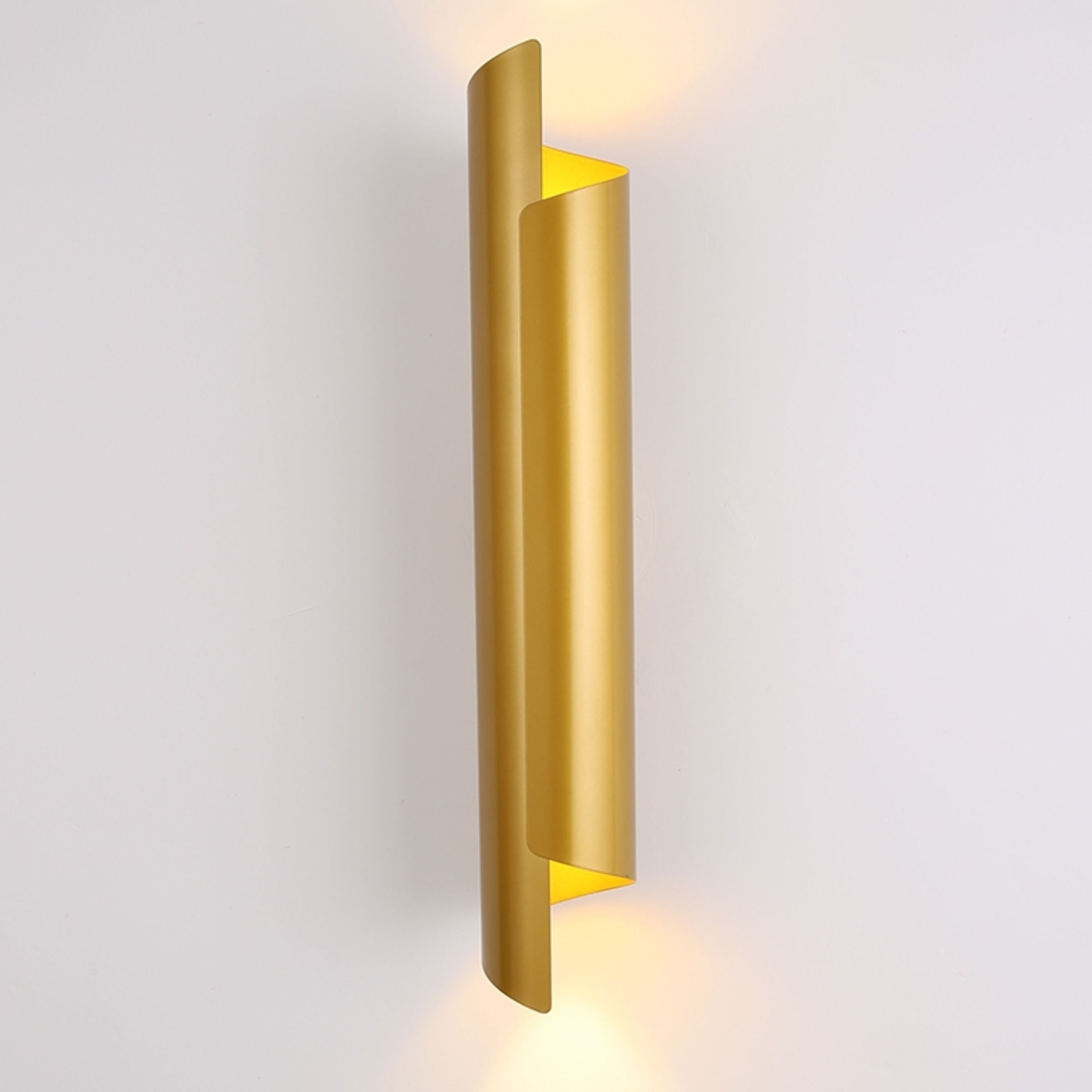 Pre-order 35 Days Delivery The Golden Roll Wall Lamp CY-BD-1025 -  Wall Lamps - ebarza Furniture UAE | Shop Modern Furniture in Abu Dhabi & Dubai - مفروشات ايبازرا في الامارات | تسوق اثاث عصري وديكورات مميزة في دبي وابوظبي