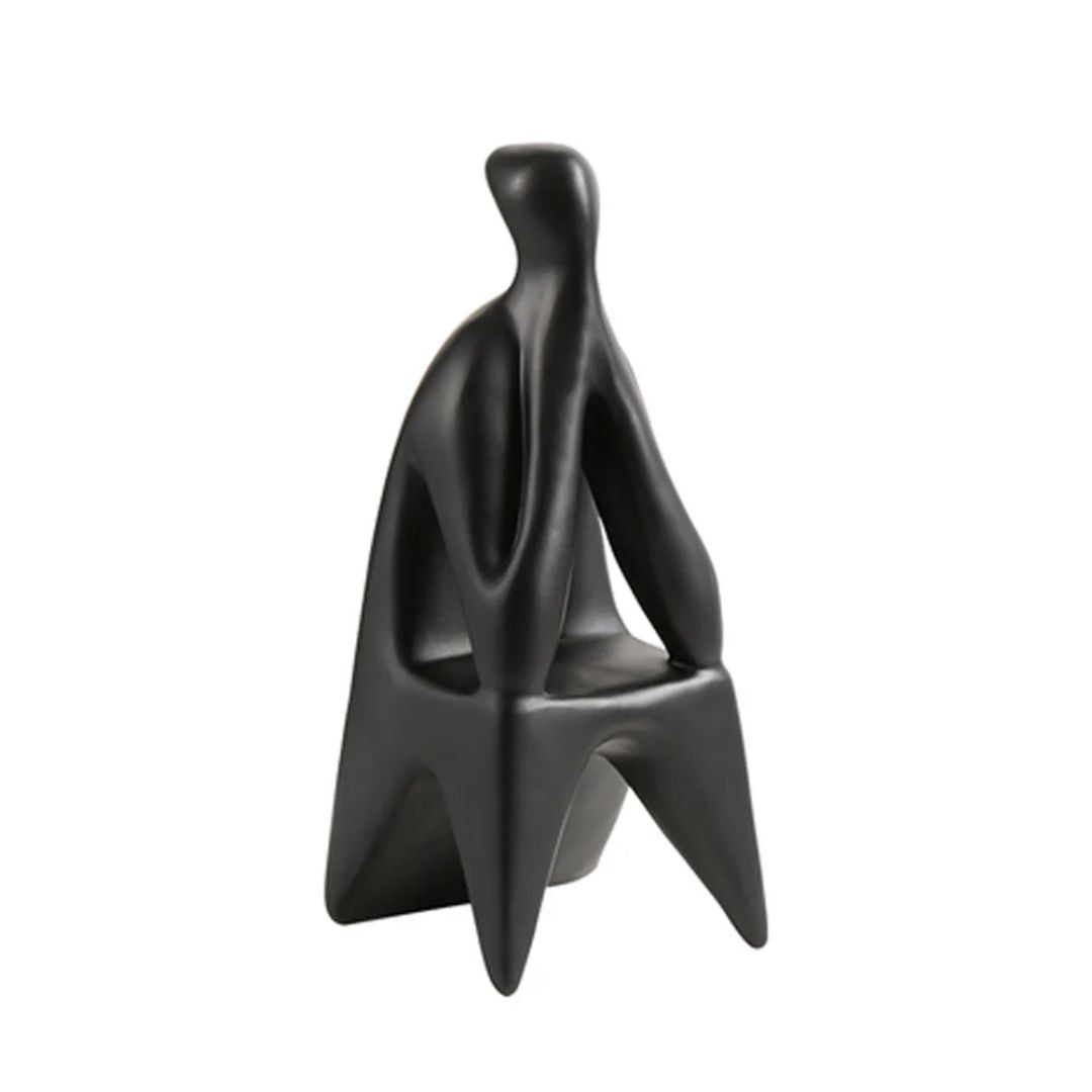 BEACON The Thinker ornament, a detailed home decor figurine showcasing a contemplative figure in a modern style.