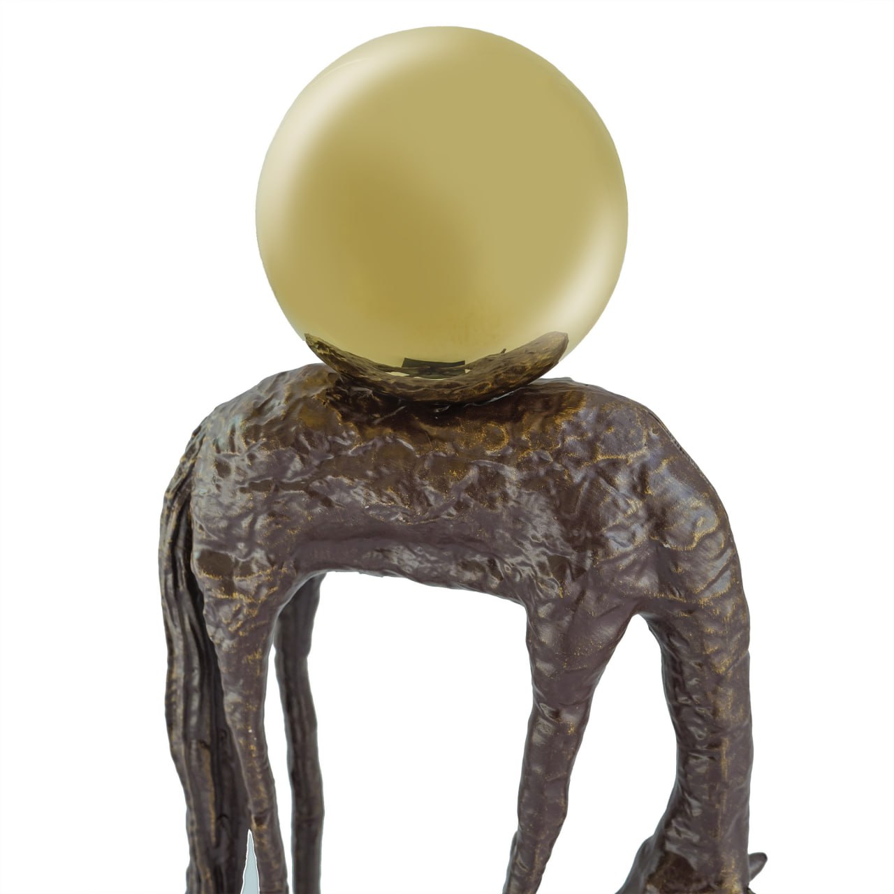 Tin alloy horse figurine from BEACON home decor collection, detailed miniature sculpture for decorative display.