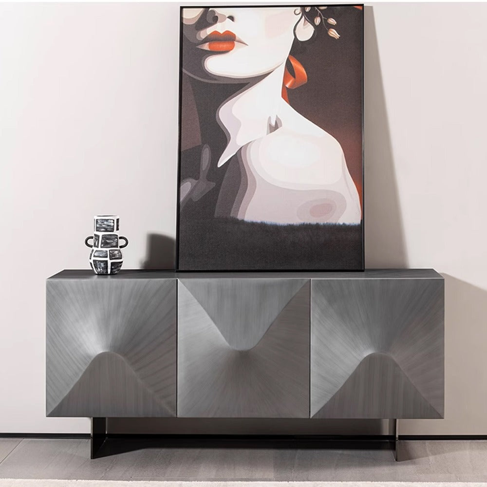 Titanium Wooden Sideboard IBG-B215[18015] -  Sideboards - ebarza Furniture UAE | Shop Modern Furniture in Abu Dhabi & Dubai - مفروشات ايبازرا في الامارات | تسوق اثاث عصري وديكورات مميزة في دبي وابوظبي
