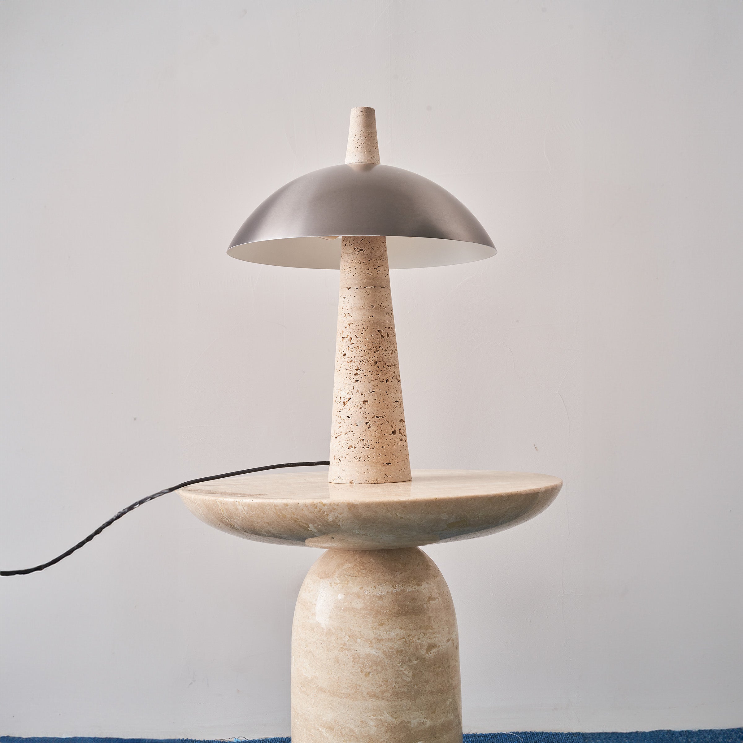 Travertine Base Table Lamp JA015T -  Desk\table Lamps - ebarza Furniture UAE | Shop Modern Furniture in Abu Dhabi & Dubai - مفروشات ايبازرا في الامارات | تسوق اثاث عصري وديكورات مميزة في دبي وابوظبي