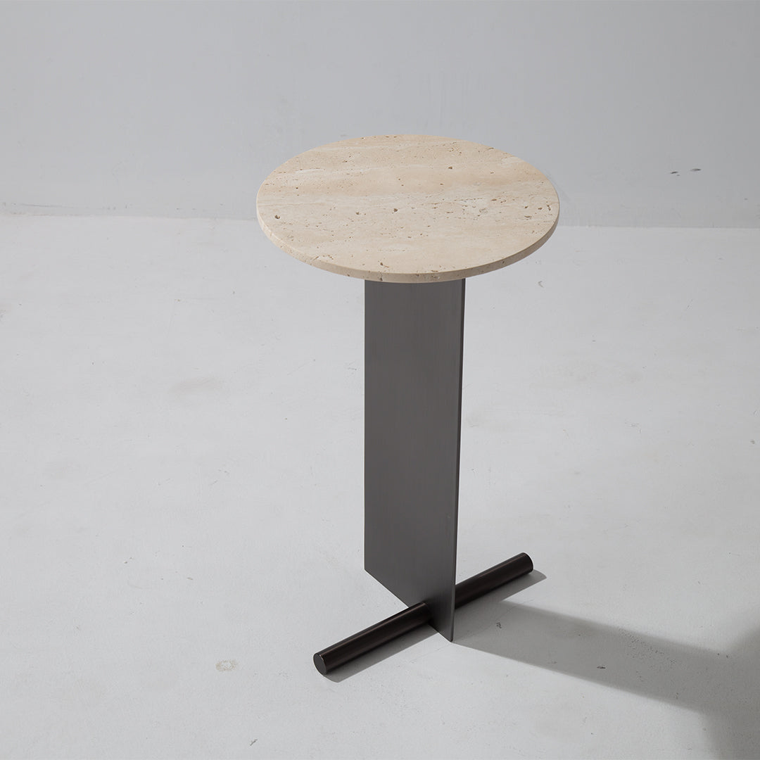 Elegant travertine coffee table from BEACON JIADG, model JA053-A, featuring a sleek surface and modern design.
