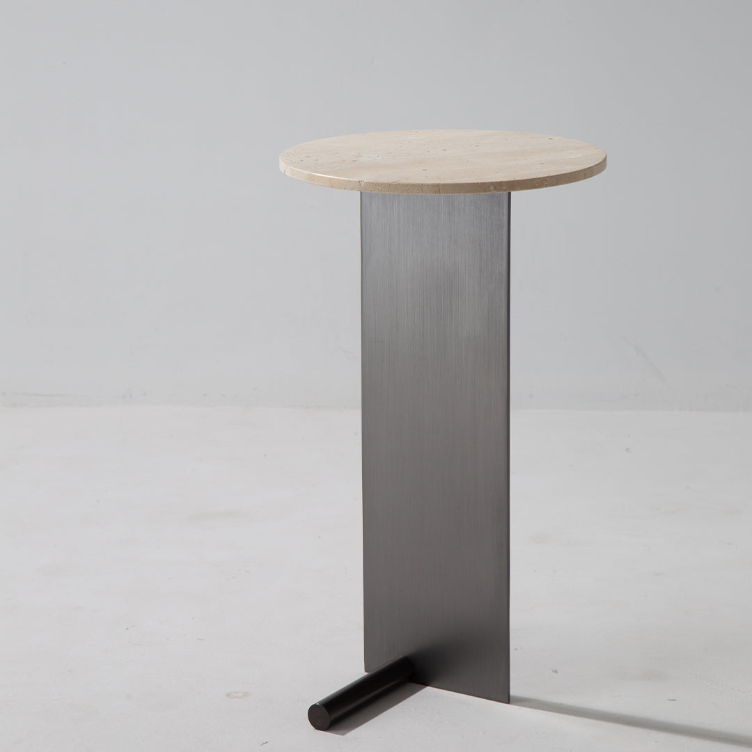 Travertine coffee table from BEACON (JIADG), model JA053-A, featuring a sleek, natural stone surface and modern design.