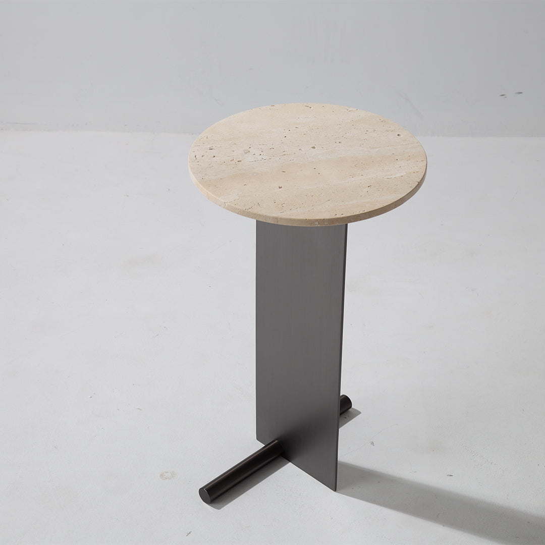 BEACON JA053-A travertine coffee table with sleek rectangular surface and modern design, perfect for contemporary living rooms.
