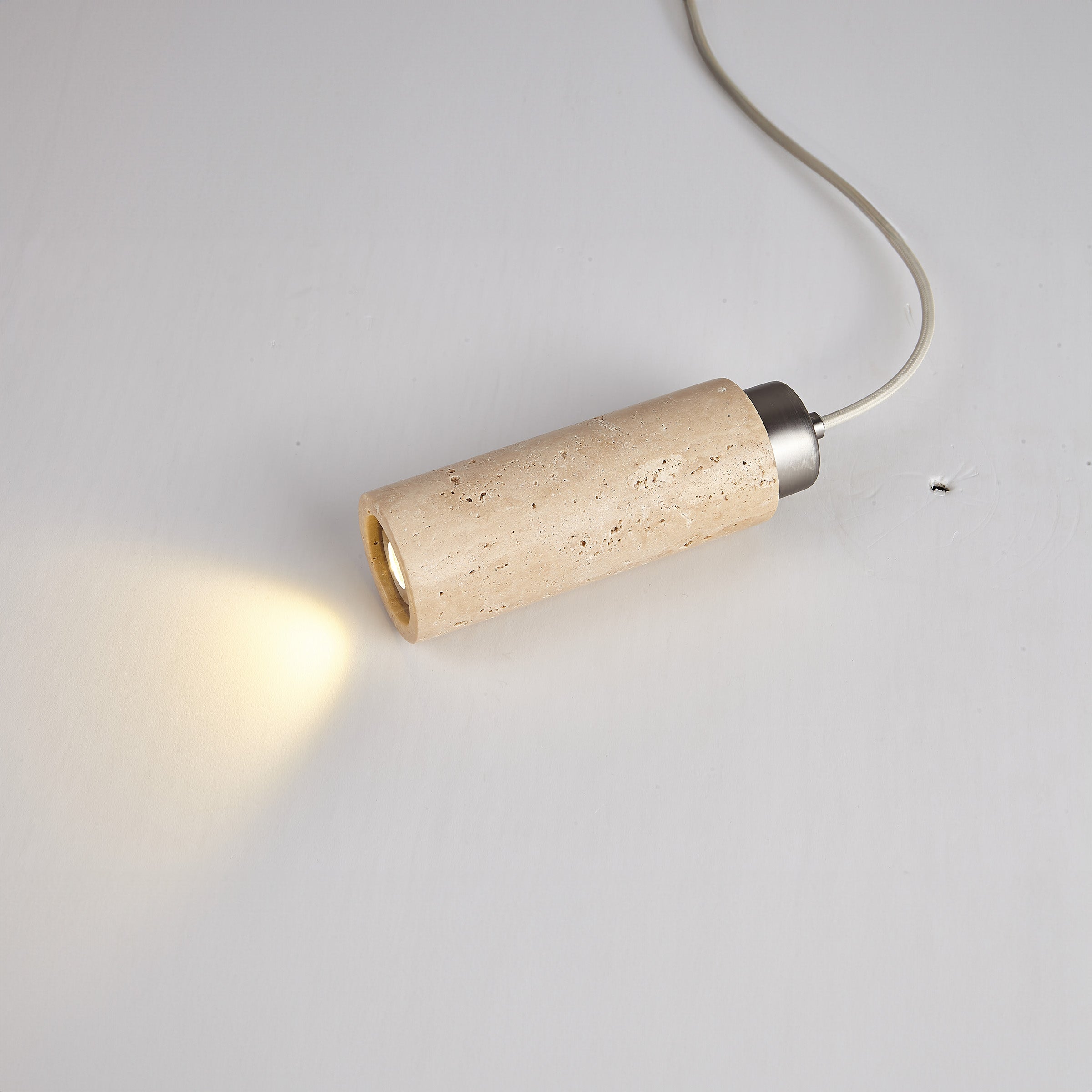 BEACON JIADG travertine pendant lamp 60005-1P hanging light fixture with natural stone finish, modern pendant lamps design
