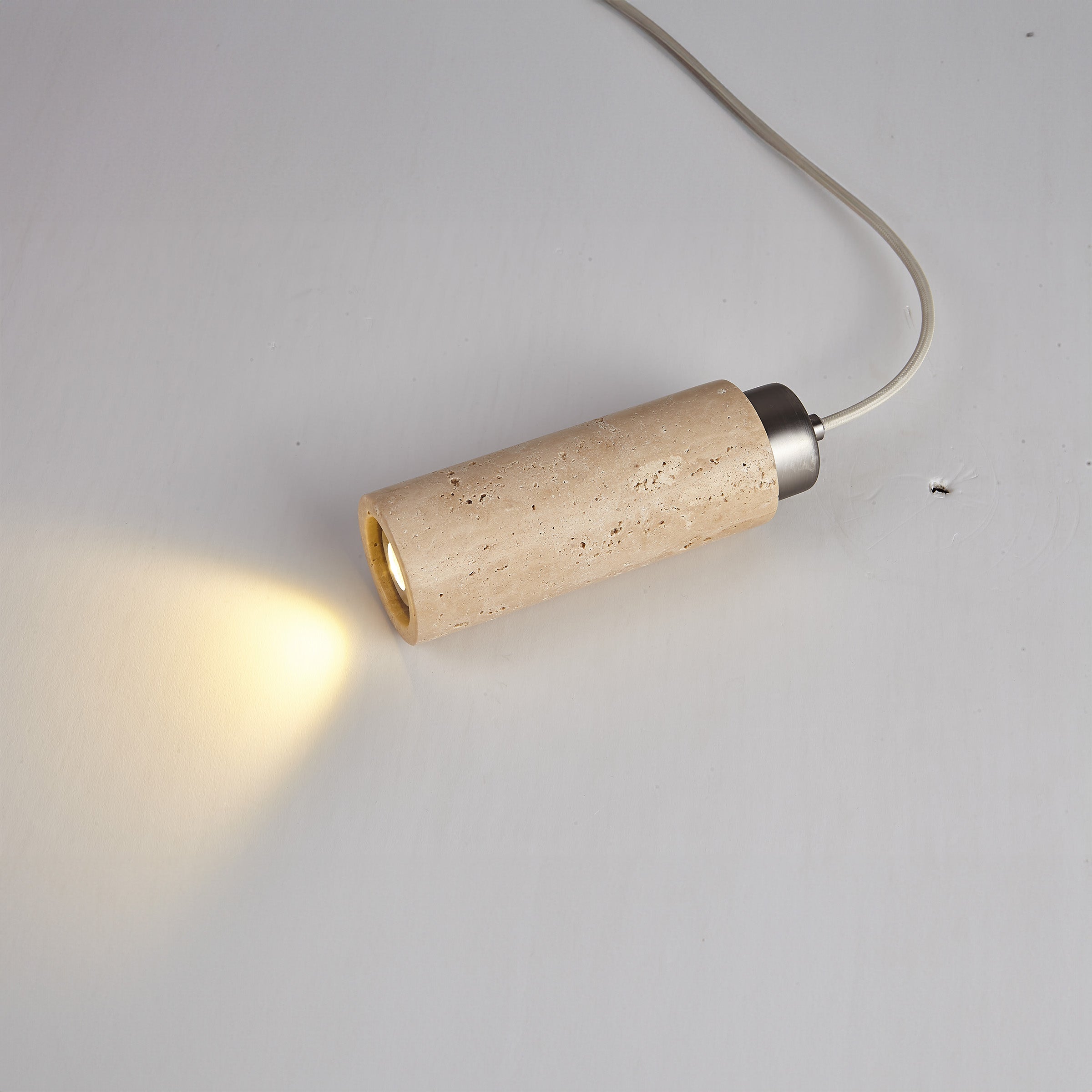 BEACON JIADG travertine pendant lamp 60005-1P hanging light fixture with natural stone finish, modern pendant lamps design