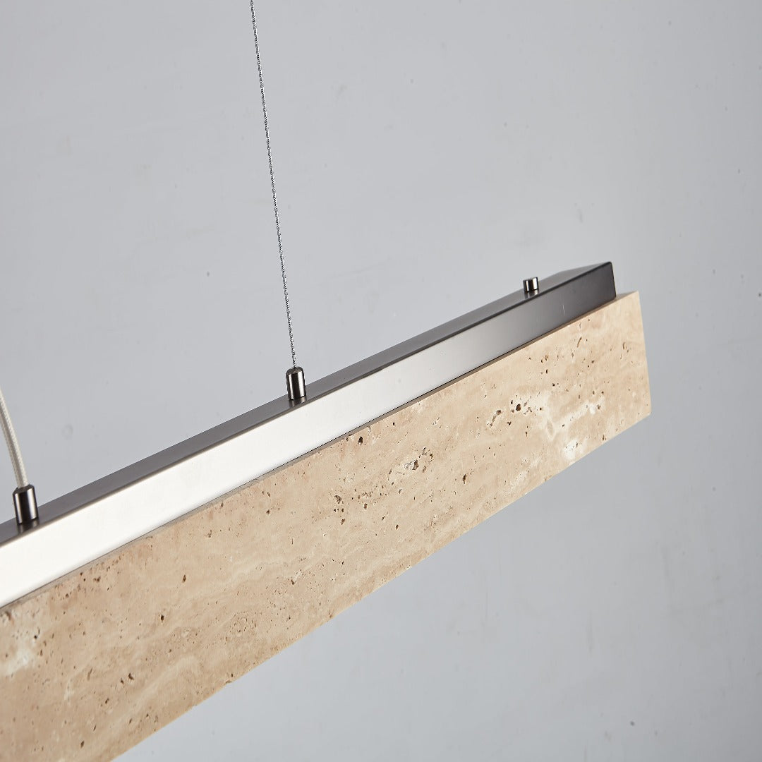 BEACON travertine pendant lamp 60324-100 hanging light fixture with natural stone finish, stylish pendant lamps for modern interior decor