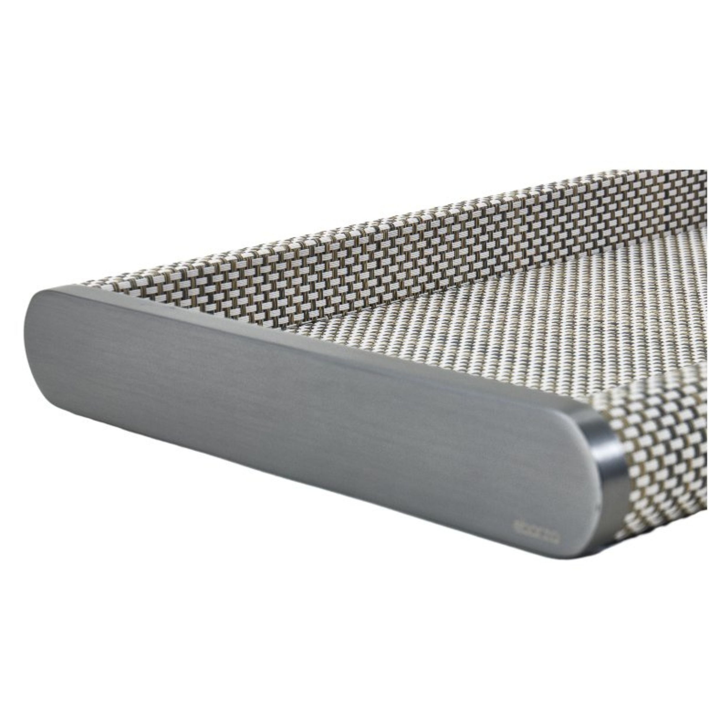 Beacon FSDG Tray DT201216B, rectangular metal tray with handles, black finish, ideal for serving or display.