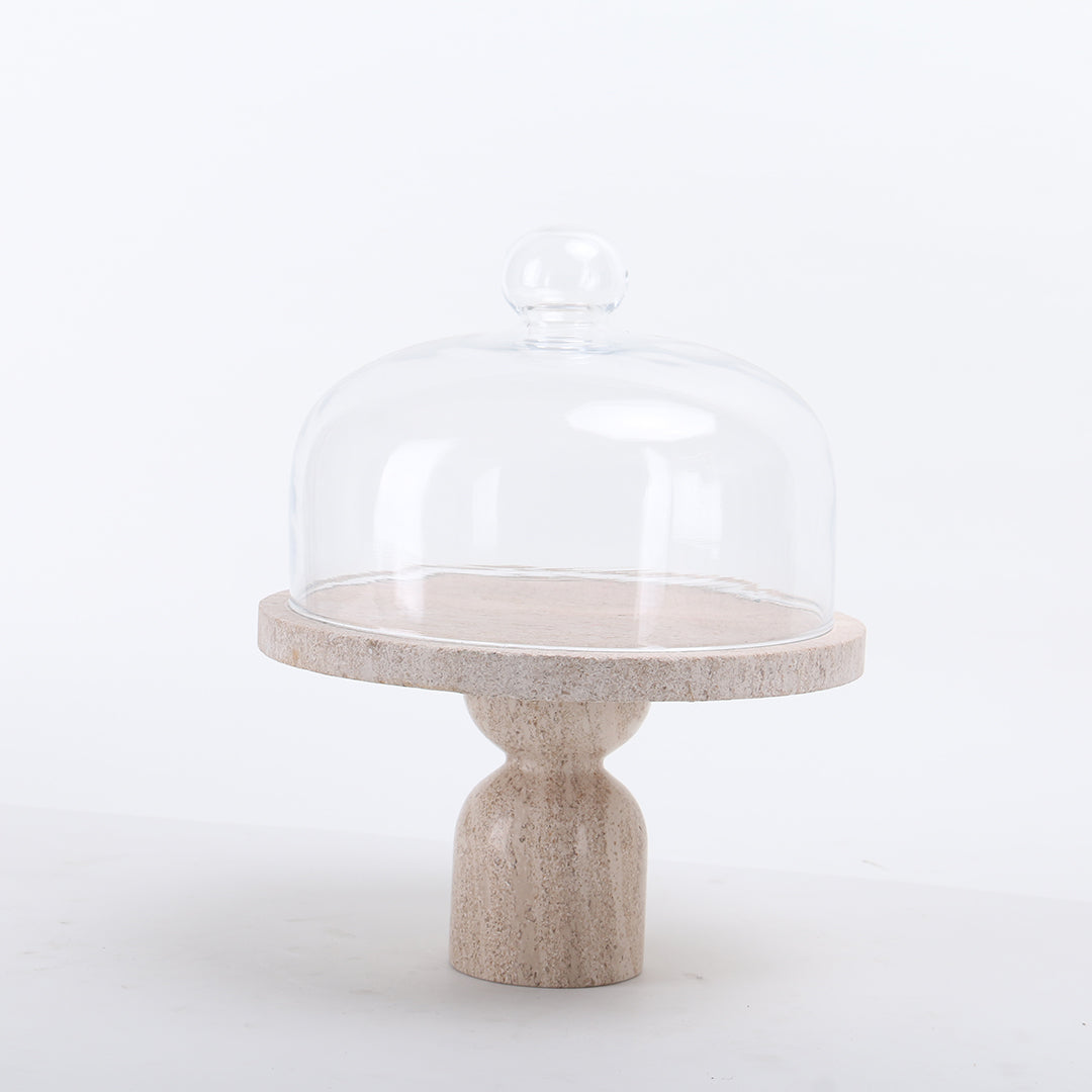 BEACON Tray with Dome KC3016 showing a clear plastic tray with a domed cover, ideal for display or serving.