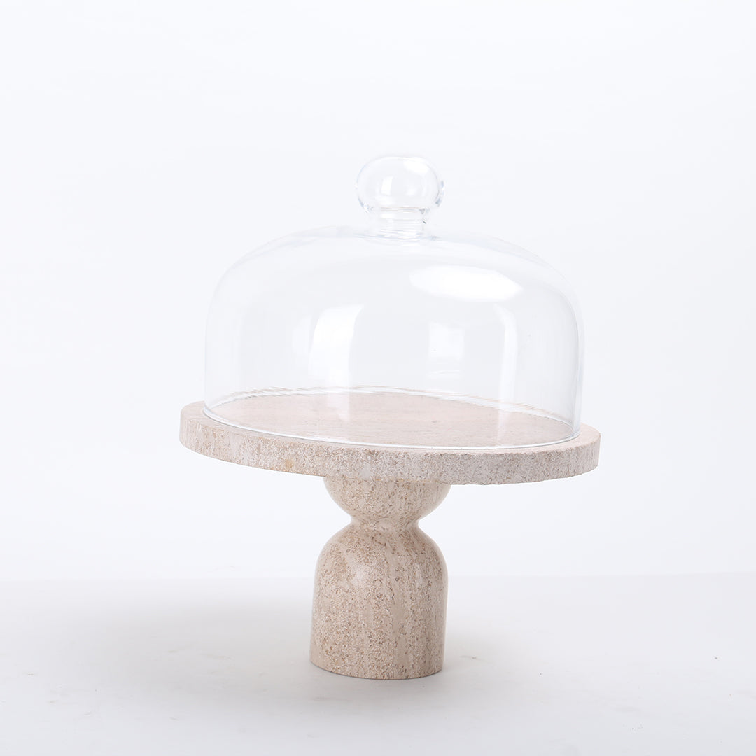 BEACON Tray With Dome KC3016 featuring a clear protective cover on a sturdy tray surface.