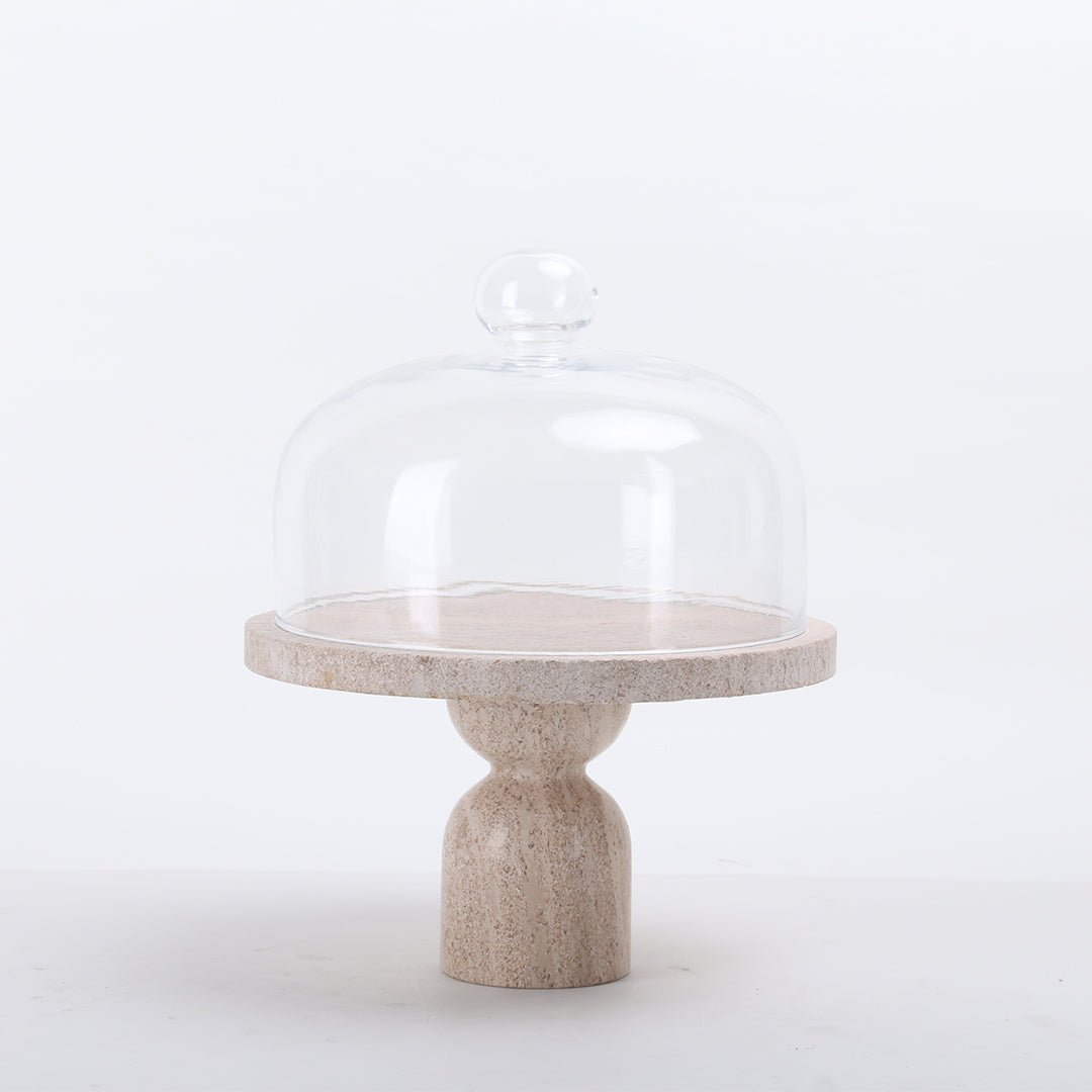 BEACON Tray with Dome KC3016, clear plastic food presentation tray with domed lid for display and storage.