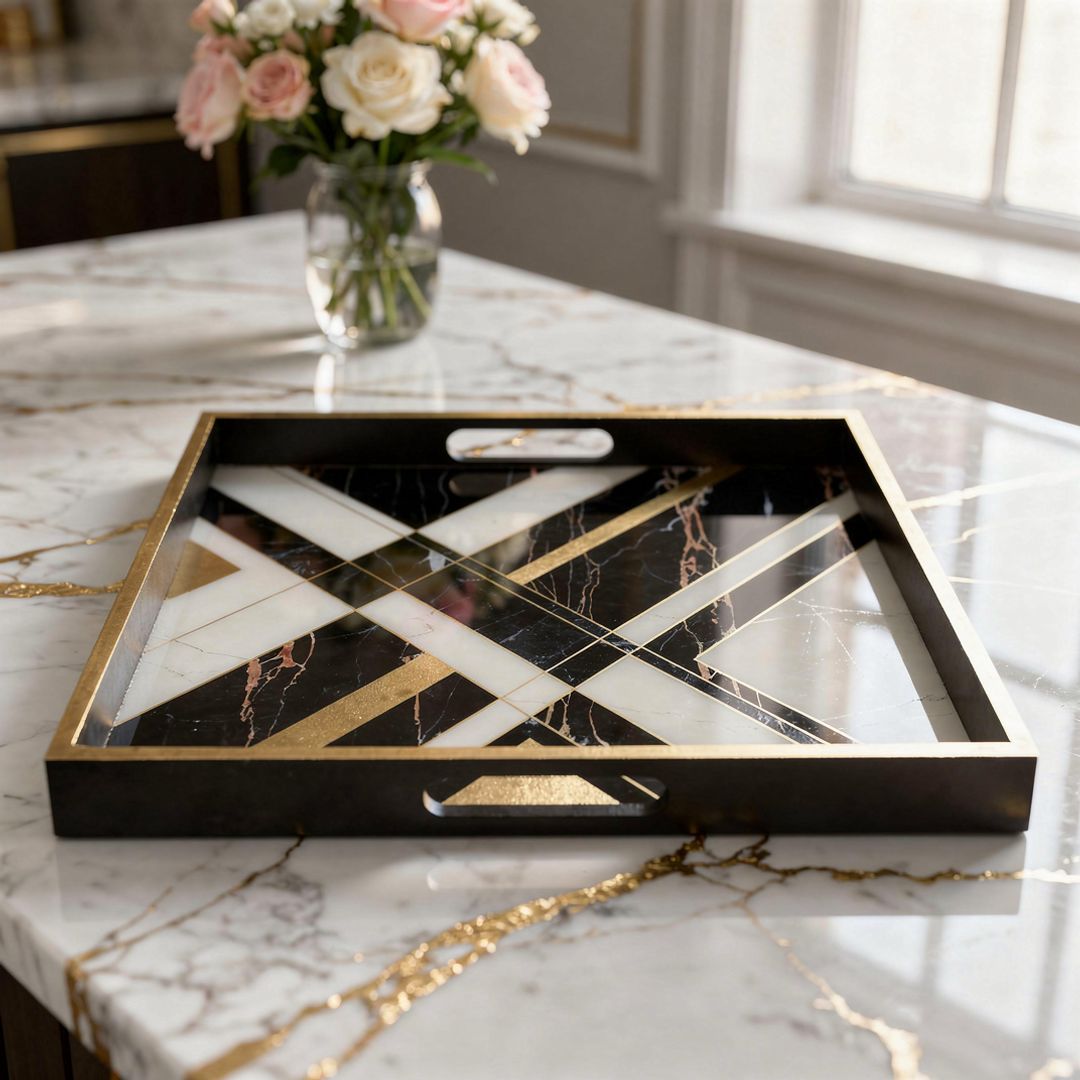 Tray Facbj09 -  Trays - ebarza Furniture UAE | Shop Modern Furniture in Abu Dhabi & Dubai - مفروشات ايبازرا في الامارات | تسوق اثاث عصري وديكورات مميزة في دبي وابوظبي