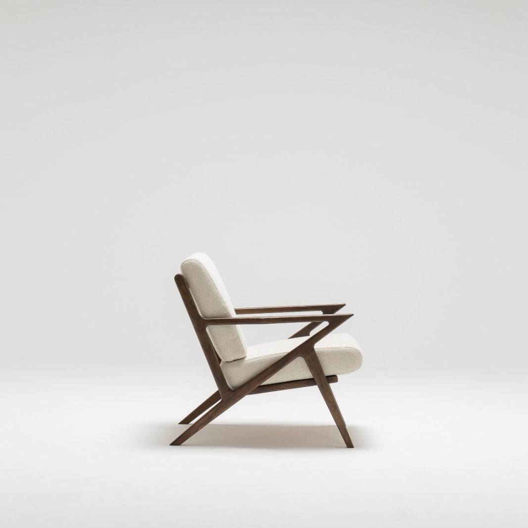 Truva Solid Wood Lounge Chair Truv-Scar04 -  Lounge Chairs | تروفا كرسي صالة الخشب الصلب - ebarza Furniture UAE | Shop Modern Furniture in Abu Dhabi & Dubai - مفروشات ايبازرا في الامارات | تسوق اثاث عصري وديكورات مميزة في دبي وابوظبي