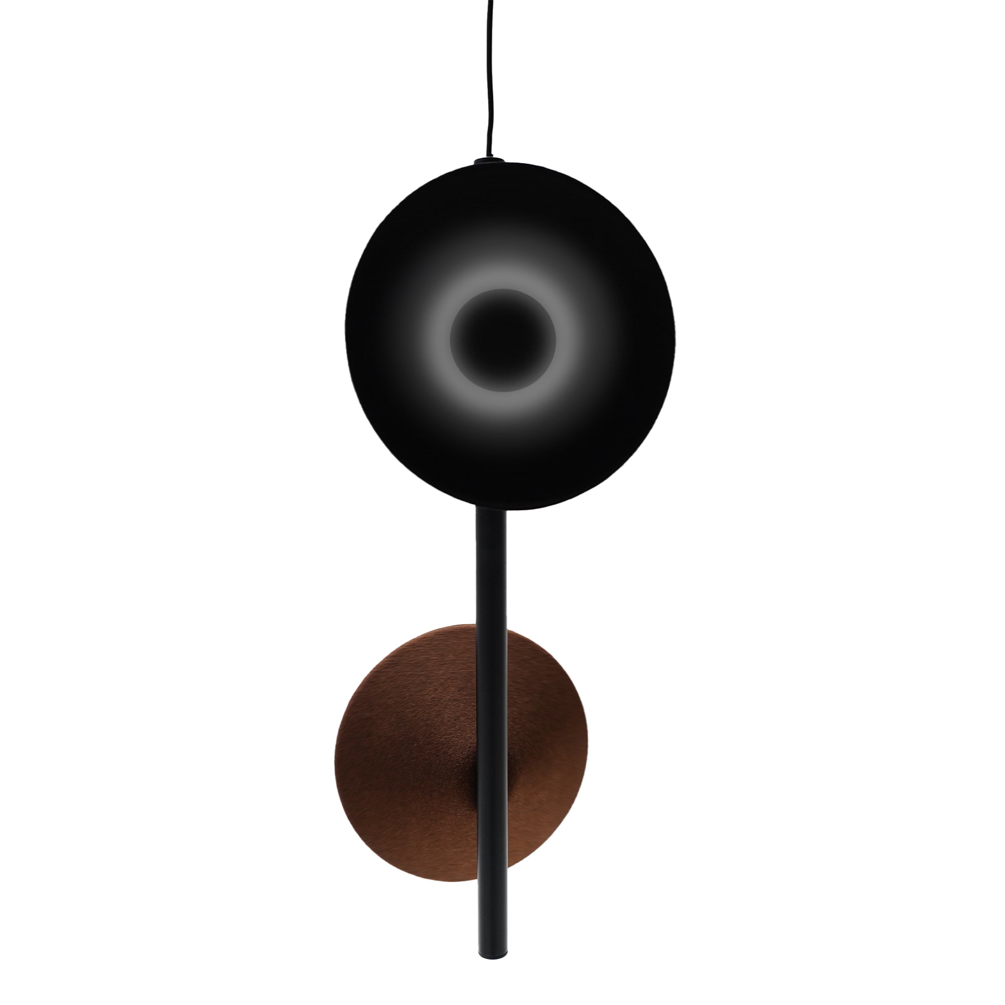BEACON Tube Pendant Lamp FY-PEA383-B with sleek cylindrical design hanging from a ceiling fixture.