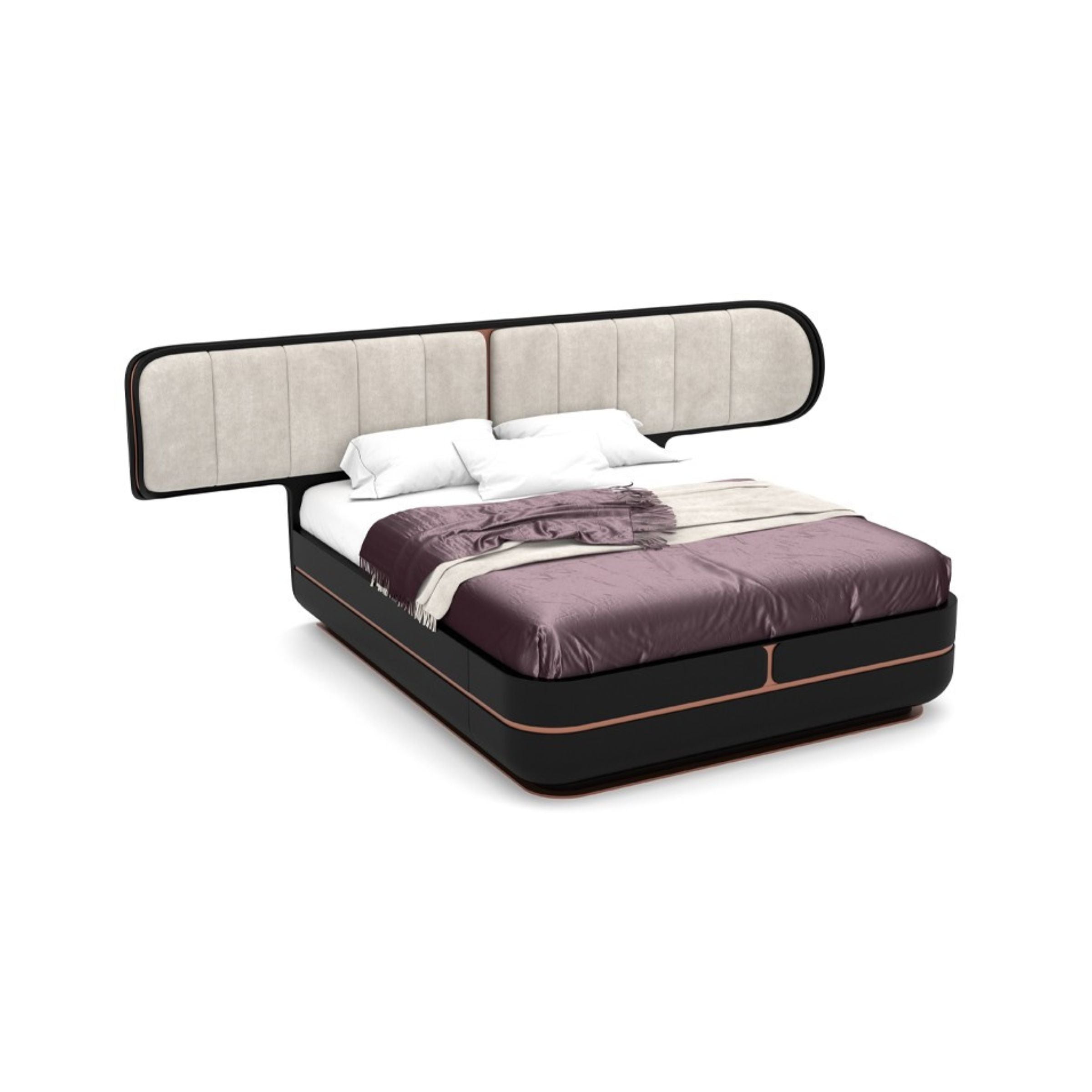 AS IS - Tulip King Size Bedstead  KARTLP001-Black -  DISPLAY ITEM - ebarza Furniture UAE | Shop Modern Furniture in Abu Dhabi & Dubai - مفروشات ايبازرا في الامارات | تسوق اثاث عصري وديكورات مميزة في دبي وابوظبي