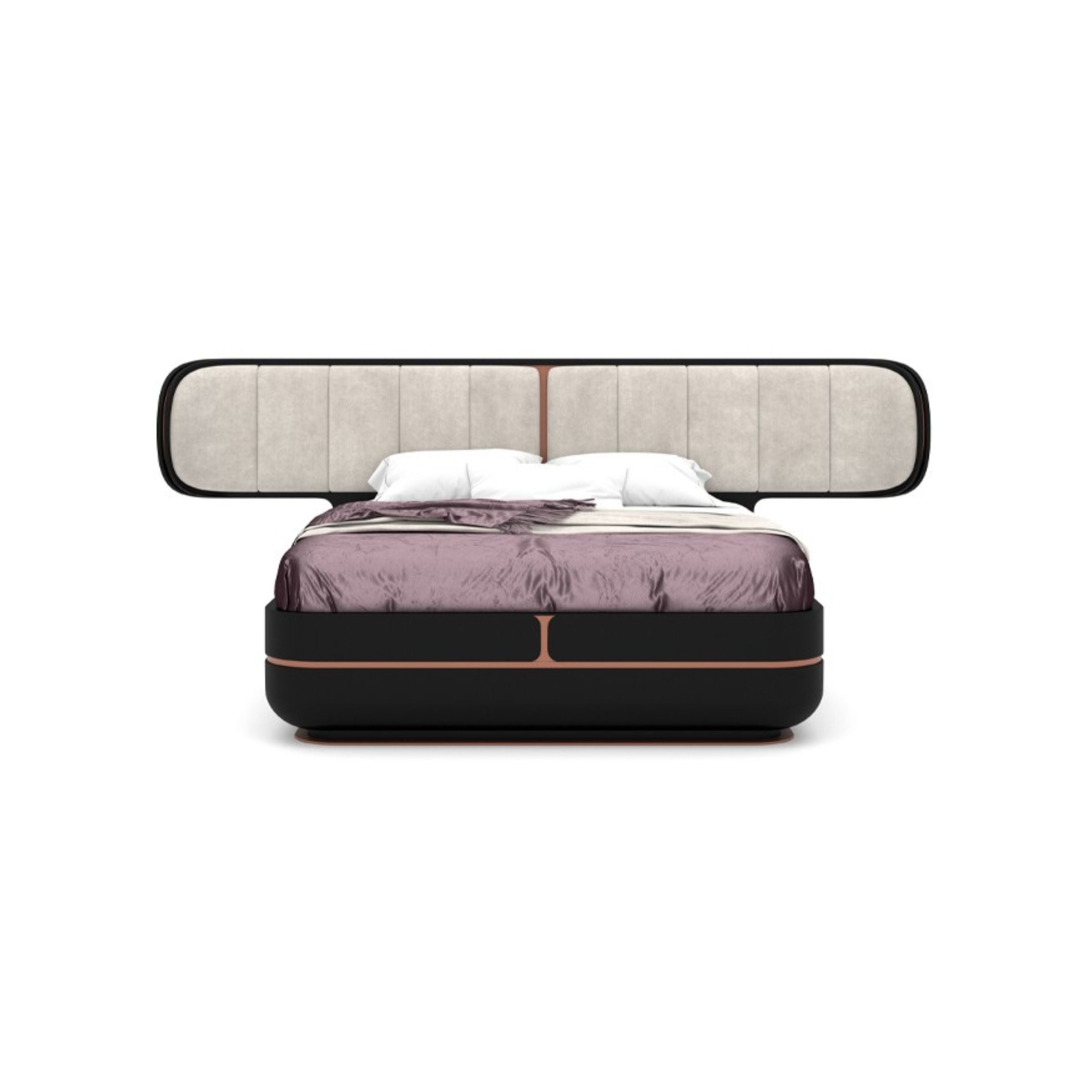 AS IS - Tulip King Size Bedstead  KARTLP001-Black -  DISPLAY ITEM - ebarza Furniture UAE | Shop Modern Furniture in Abu Dhabi & Dubai - مفروشات ايبازرا في الامارات | تسوق اثاث عصري وديكورات مميزة في دبي وابوظبي