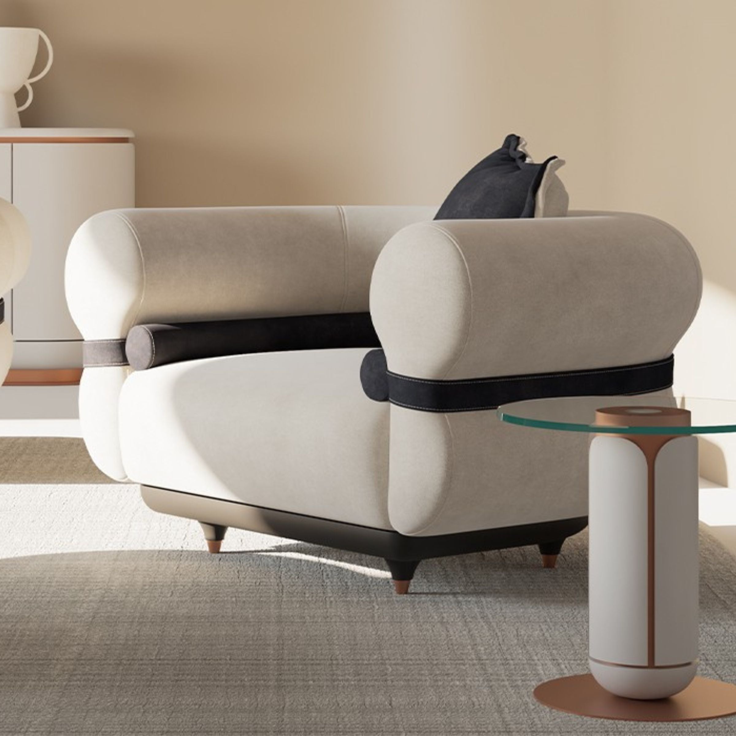 Tulip Side Table SHYTLP002 -  Side Tables - ebarza Furniture UAE | Shop Modern Furniture in Abu Dhabi & Dubai - مفروشات ايبازرا في الامارات | تسوق اثاث عصري وديكورات مميزة في دبي وابوظبي