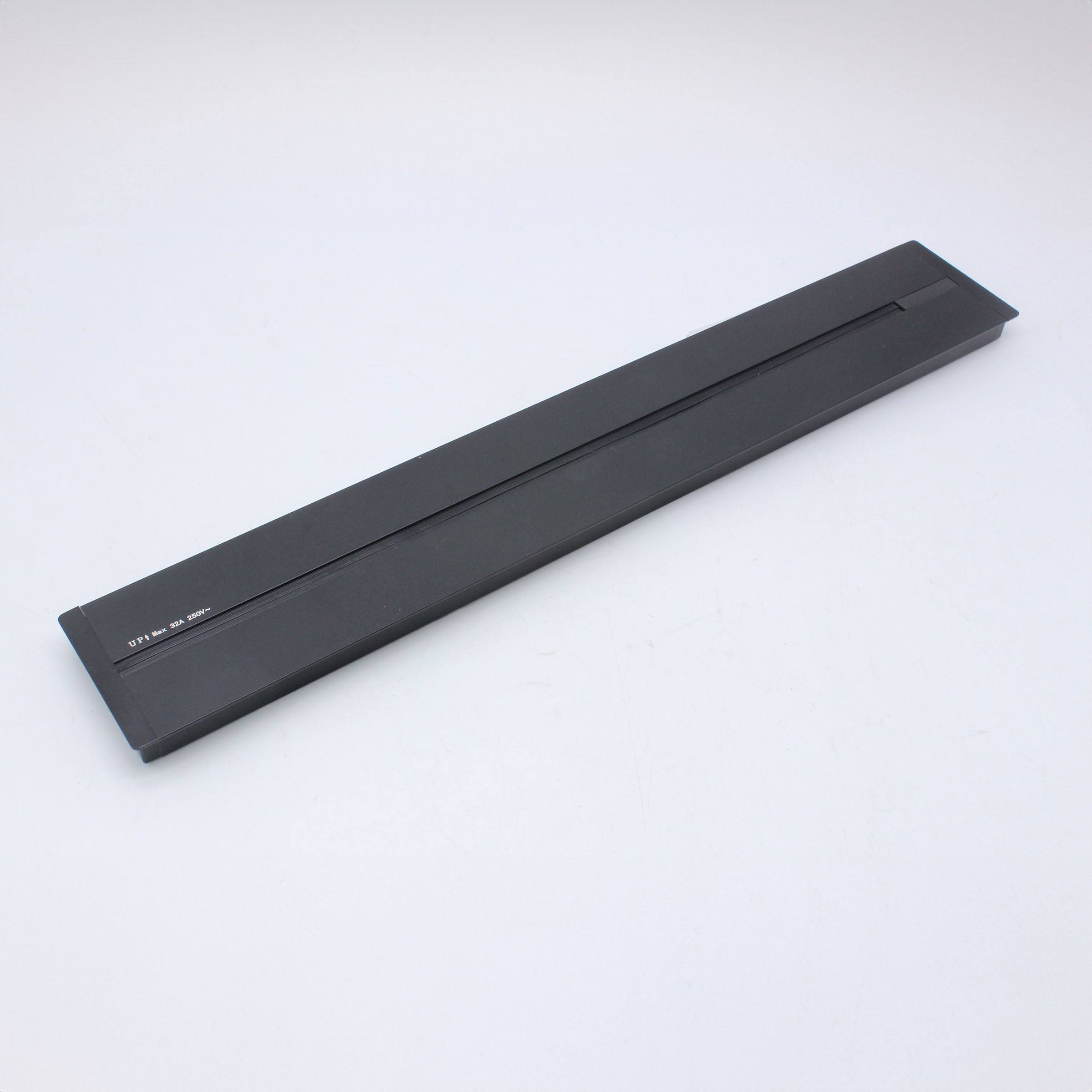 Universal BEACON AH04-CU power adapter for Power Track System, shown as a compact, versatile electrical component.