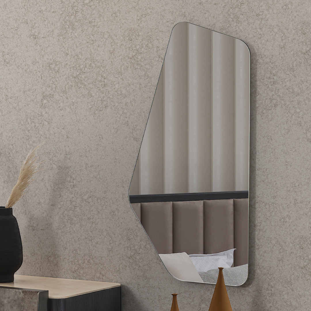 EcoLE Living UTOPIA MIRROR EL-MIRROR, modern wall mirror with sleek design, reflecting contemporary home decor.