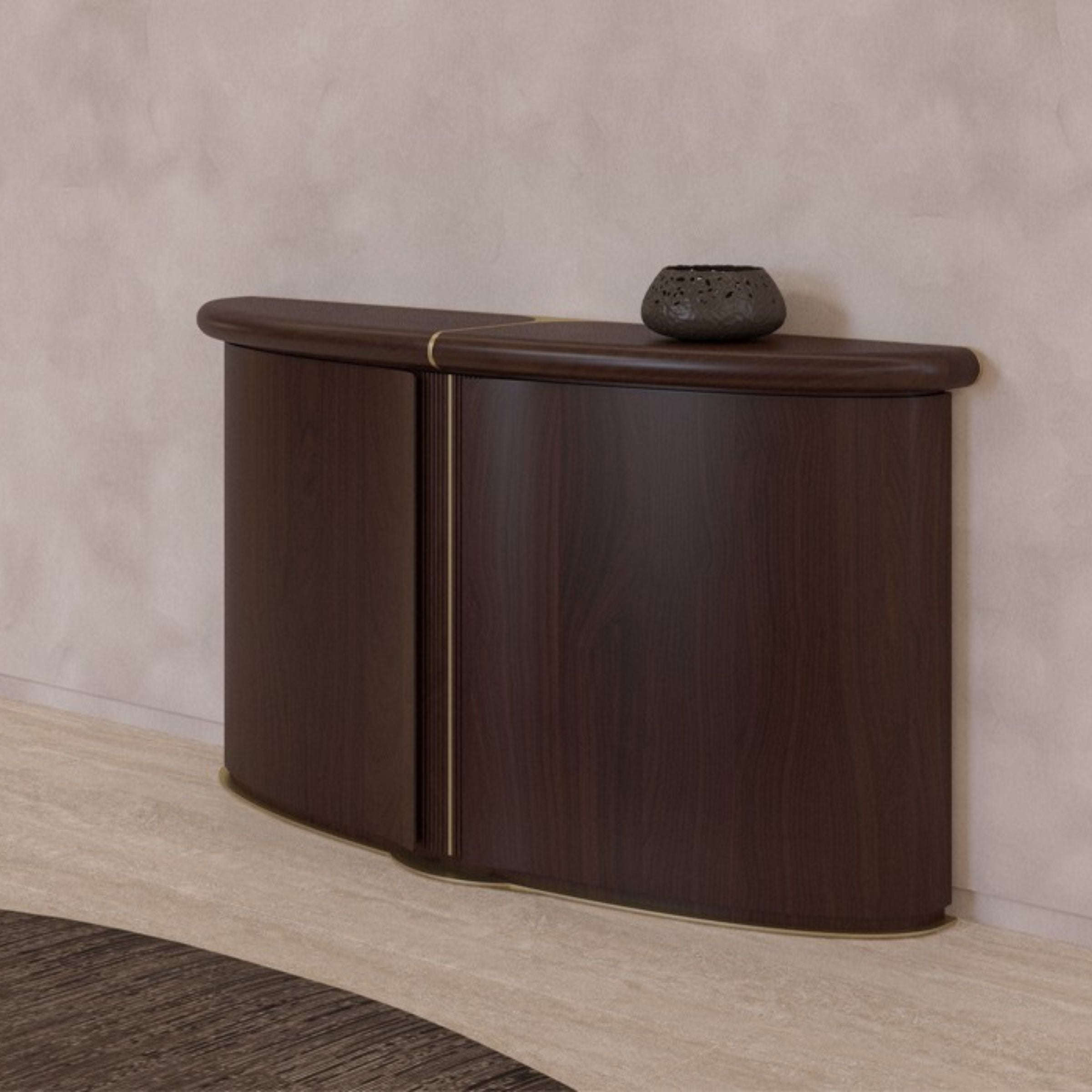 Vega Dresser 160cm DREVEG001/ Dark Walnut -  Dressers - ebarza Furniture UAE | Shop Modern Furniture in Abu Dhabi & Dubai - مفروشات ايبازرا في الامارات | تسوق اثاث عصري وديكورات مميزة في دبي وابوظبي