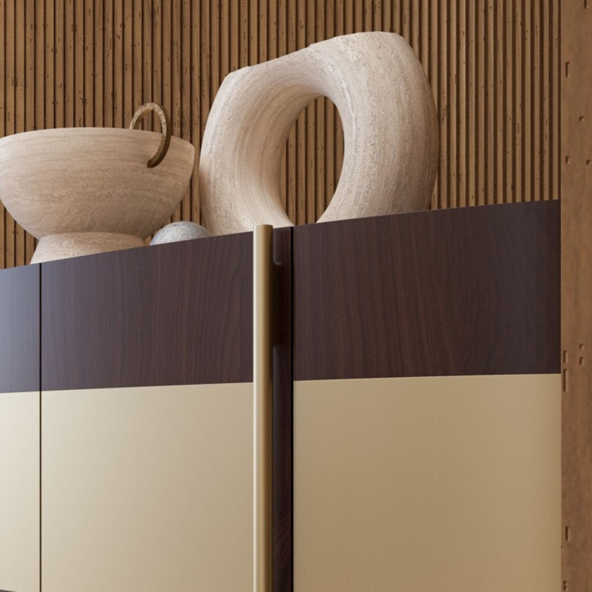 Vega Sideboard 268cm KONVEG001 -  Sideboards - ebarza Furniture UAE | Shop Modern Furniture in Abu Dhabi & Dubai - مفروشات ايبازرا في الامارات | تسوق اثاث عصري وديكورات مميزة في دبي وابوظبي