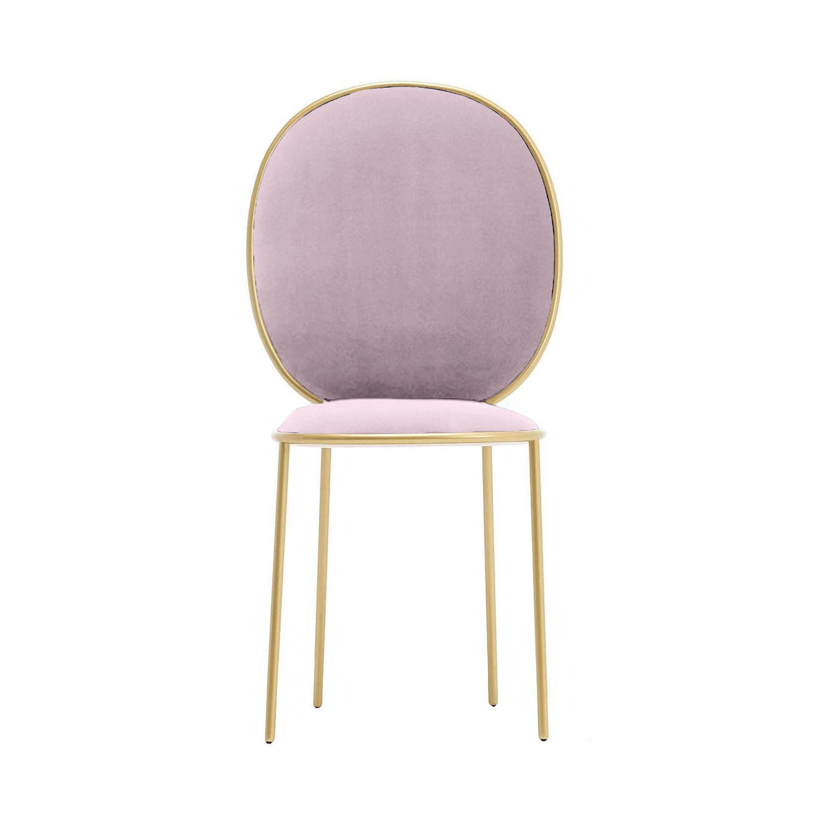 Velletri  Dinning Chair Tg-198-Pink -  Chairs | كرسي طعام فيليتري - ebarza Furniture UAE | Shop Modern Furniture in Abu Dhabi & Dubai - مفروشات ايبازرا في الامارات | تسوق اثاث عصري وديكورات مميزة في دبي وابوظبي