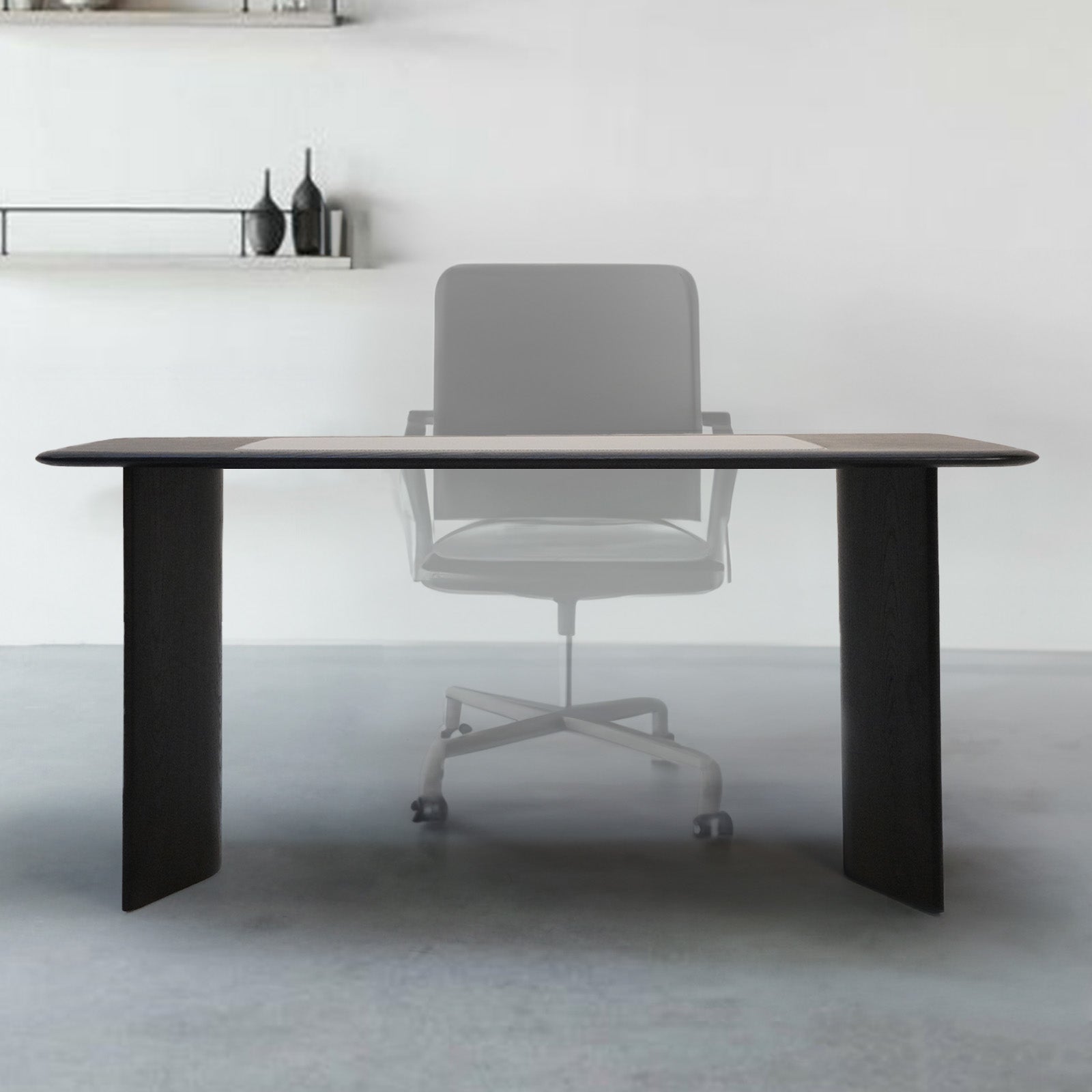 Vereen Desk/Console Leather WD006 -  Consoles - ebarza Furniture UAE | Shop Modern Furniture in Abu Dhabi & Dubai - مفروشات ايبازرا في الامارات | تسوق اثاث عصري وديكورات مميزة في دبي وابوظبي