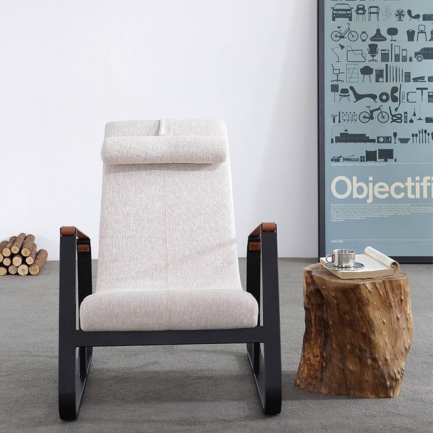 Buy Verona Lounge Chair Fabric Lc013 Hm5371 ebarza Modern Furniture in Abu Dhabi & Dubai